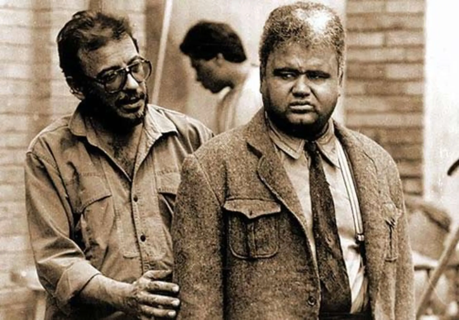 اکبر عبدی و علی حاتمی 