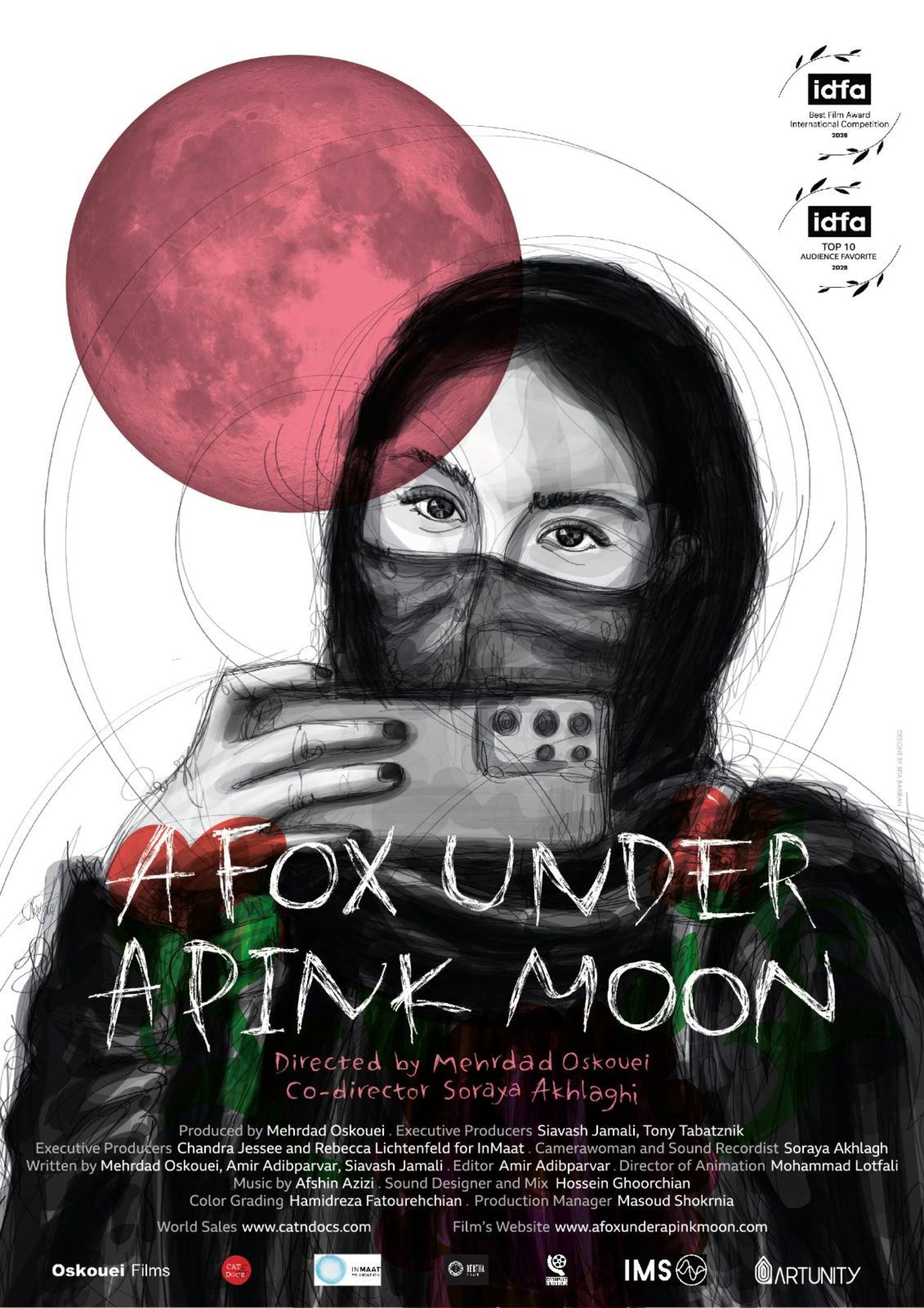 پوستر فیلم روباه و ماه صورتی 