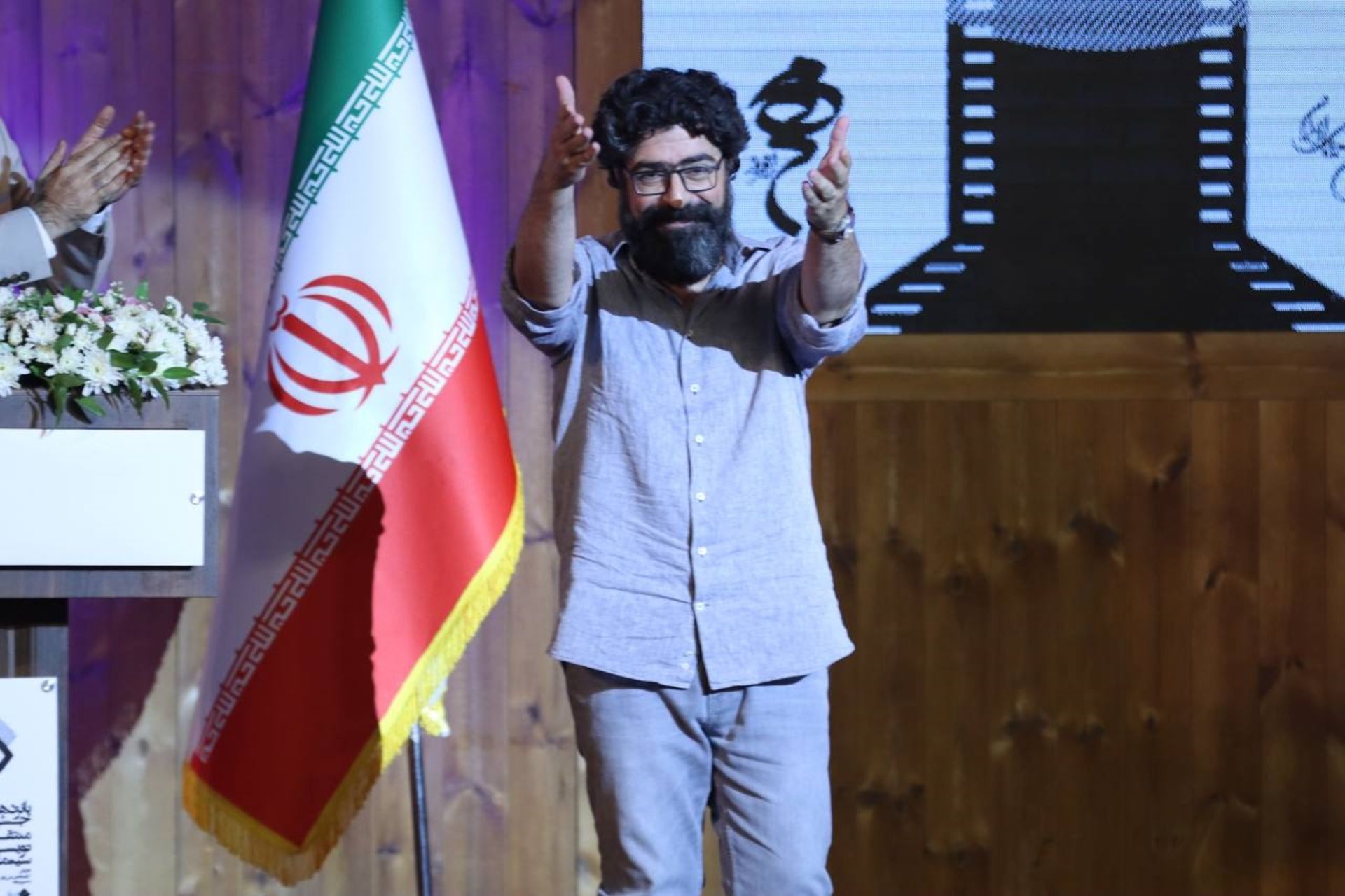 مجید برزگر در جشن انجمن منتقدان 