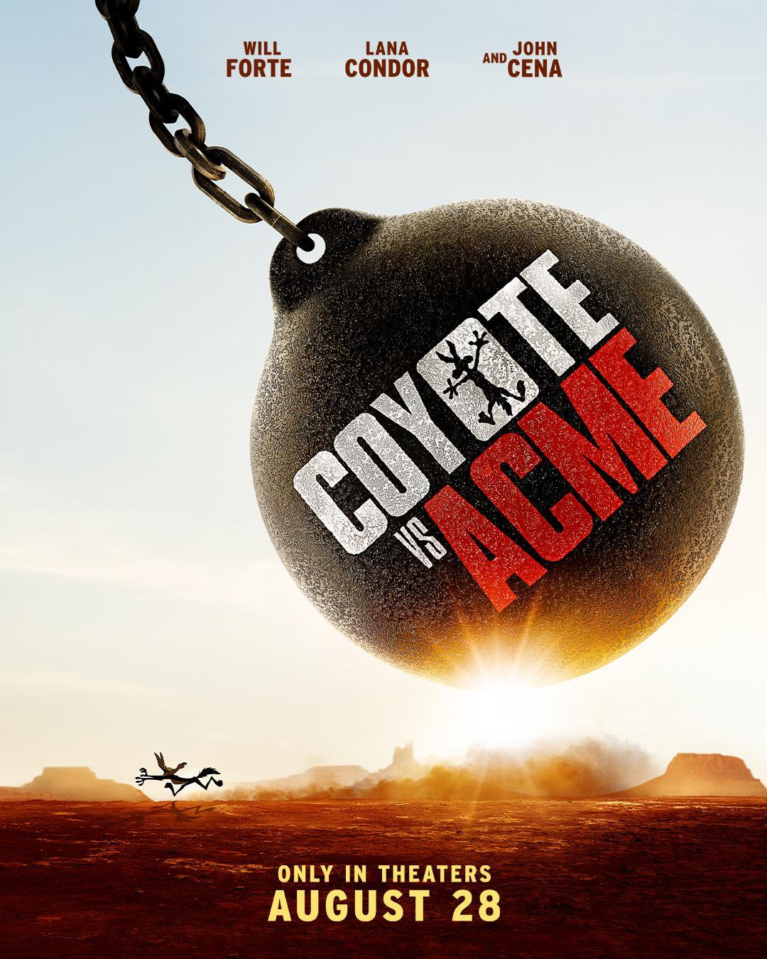 کایوت در پوستر فیلم Coyote vs. Acme