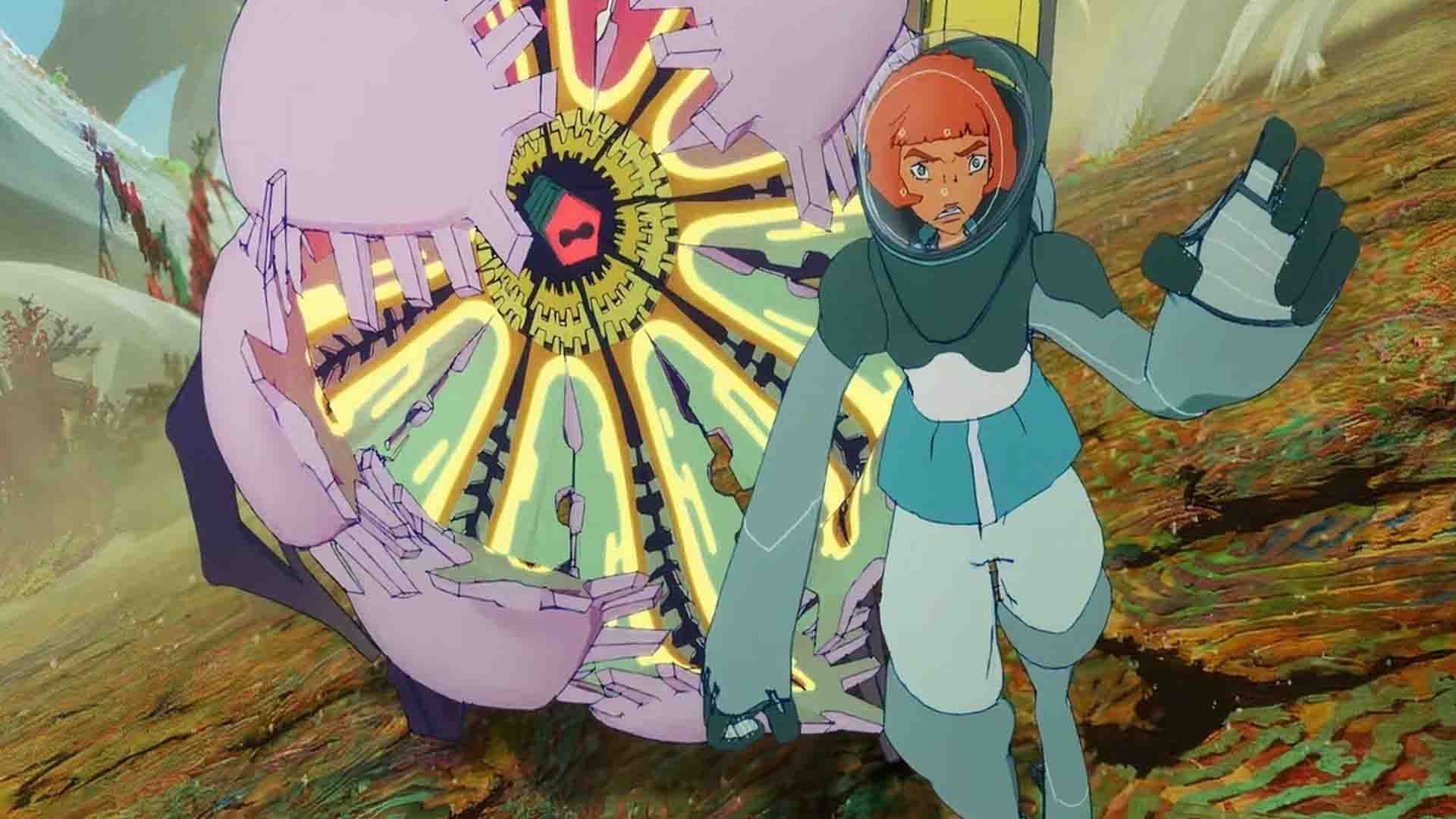 ریتا وراتاسکی با لباس مخصوص در انیمه All You Need Is Kill