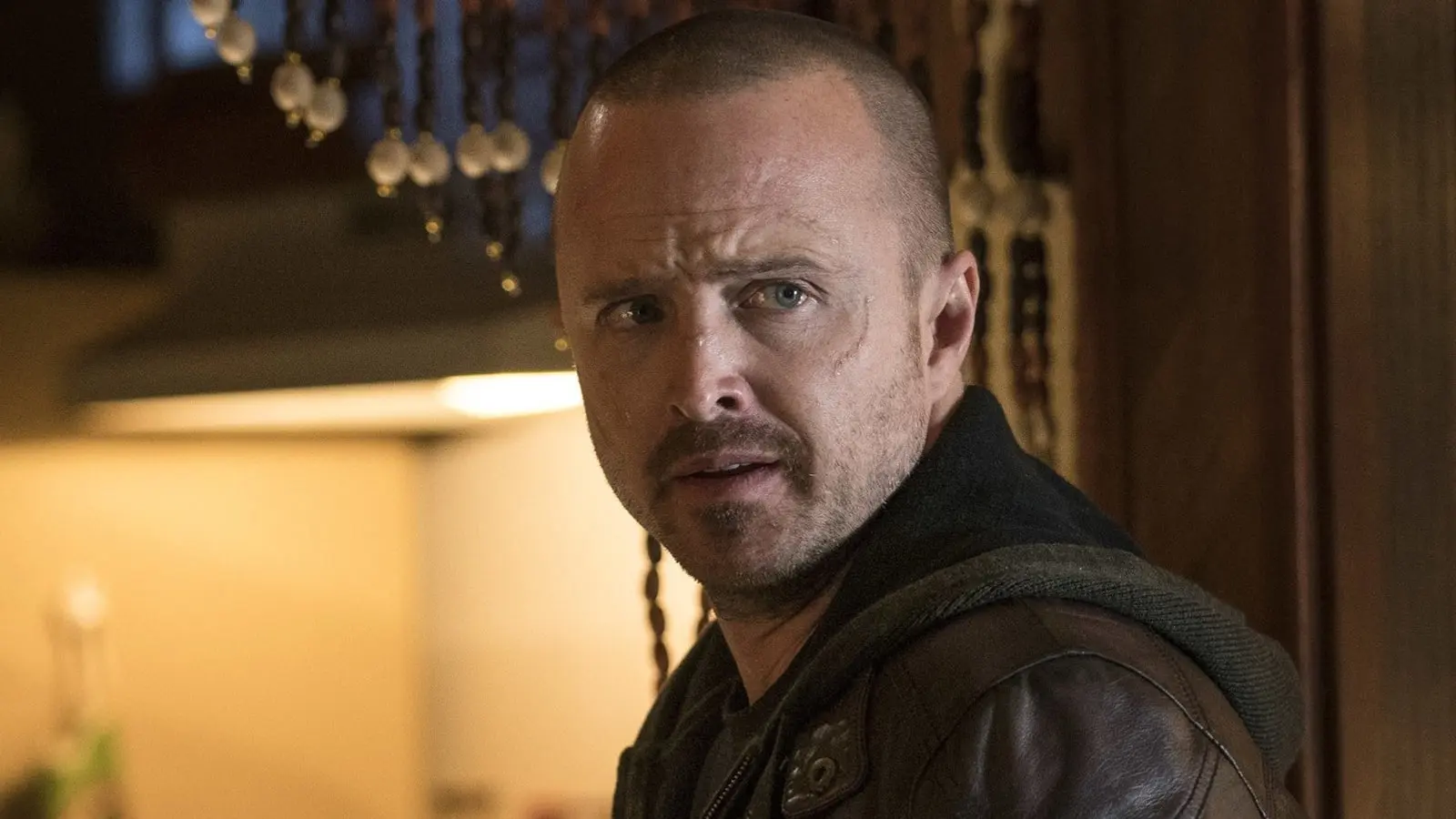 چهره آرون پال (Aaron Paul) در صحنه‌ای از فیلم Clayface