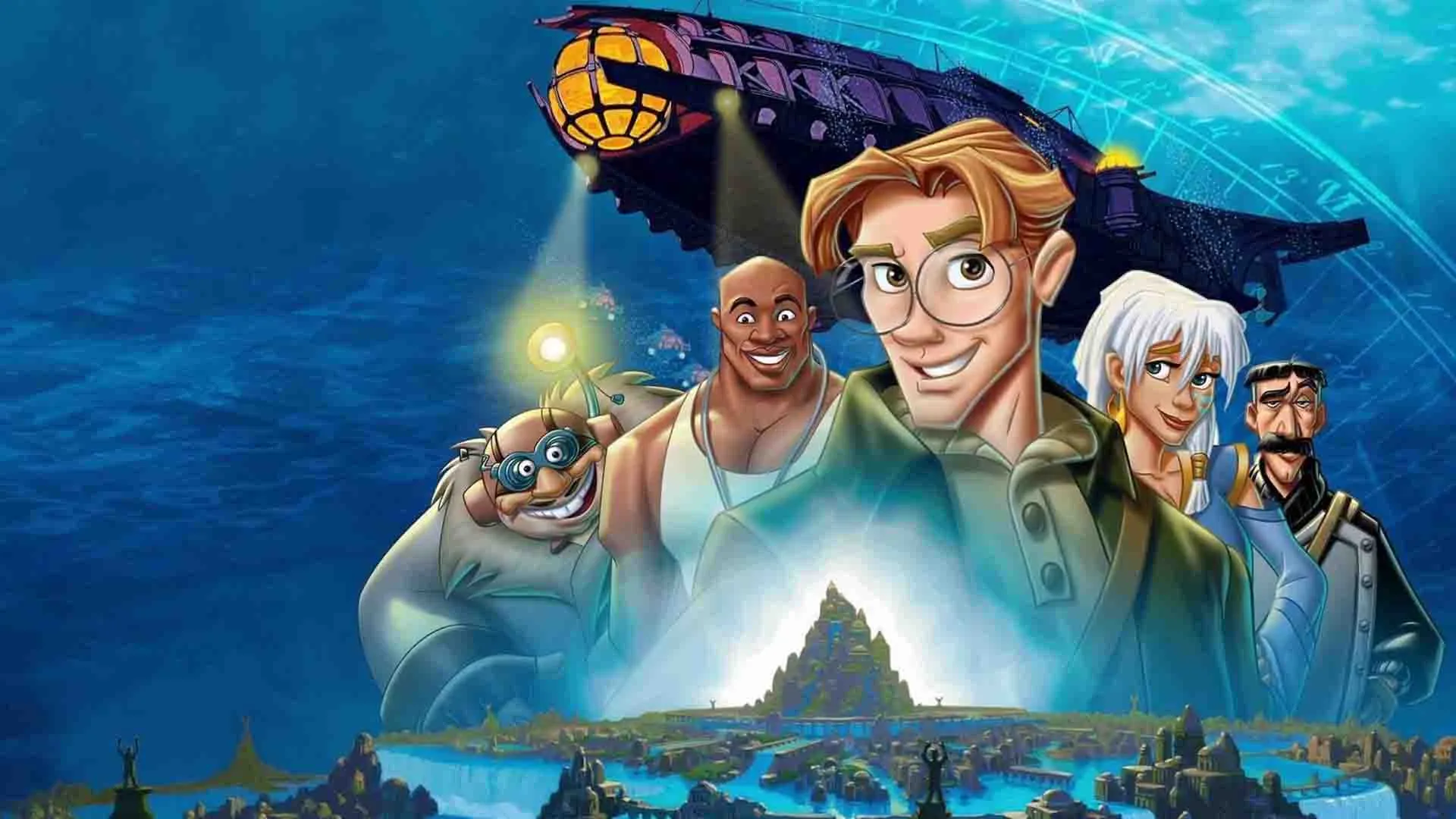 شخصیت‌های مختلف انیمیشن Atlantis: The Lost Empire