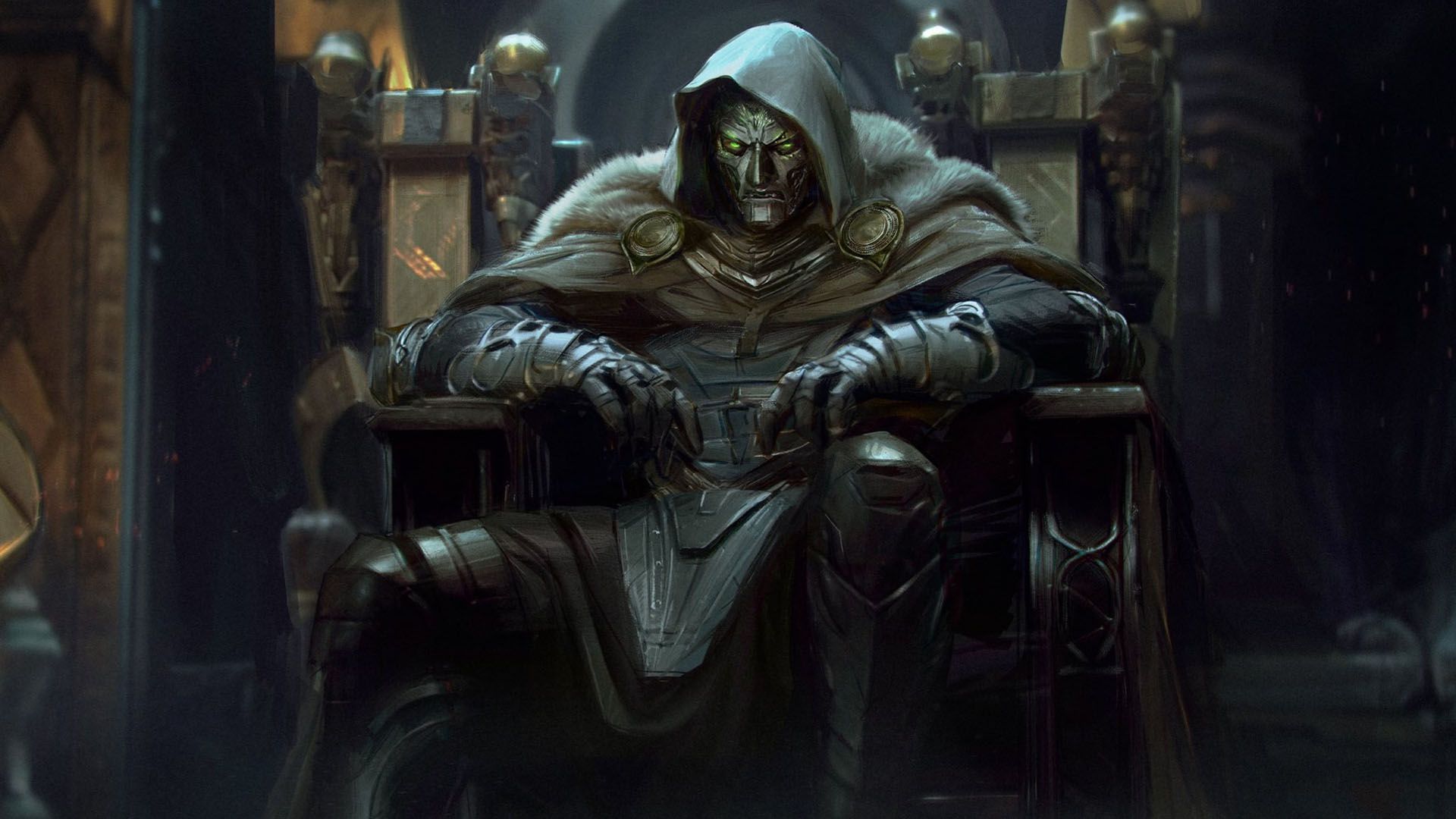 دکتر دووم نشسته بر صندلی