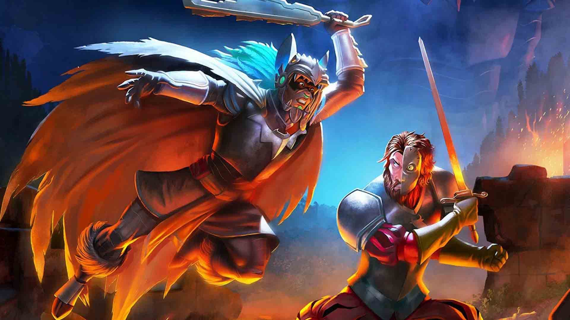 مبارزه کردن کاراکتر بتمن با دو چهره در انیمیشن Aztec Batman: Clash of Empires