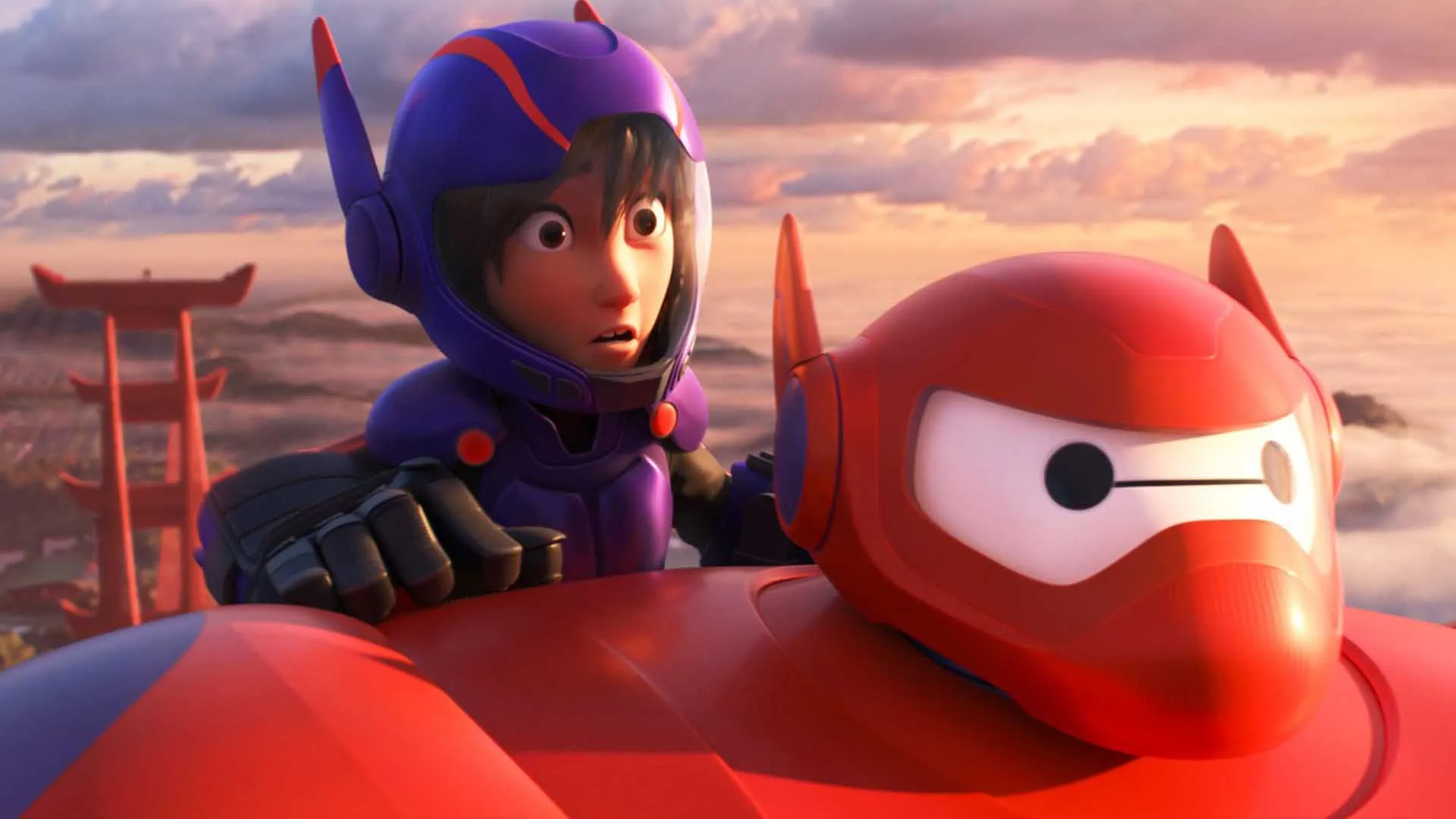 هیرو هامادا و بیمکس در انیمیشن Big Hero 6