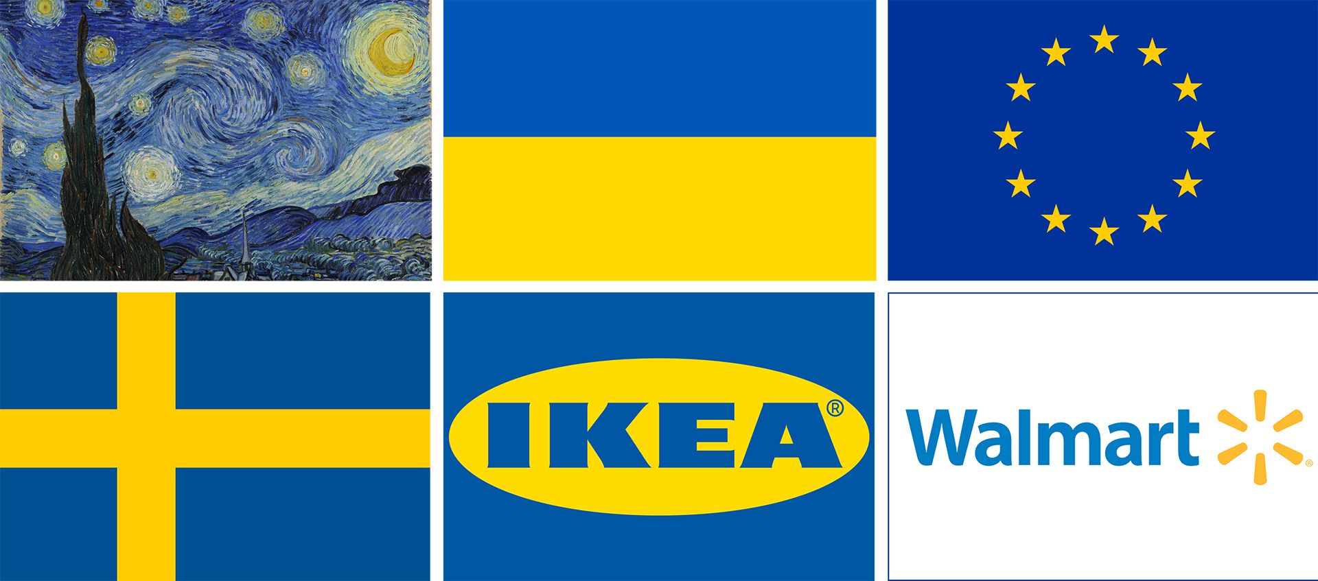 ترکیب رنگ‌های آبی و زرد در فرهنگ و هنر