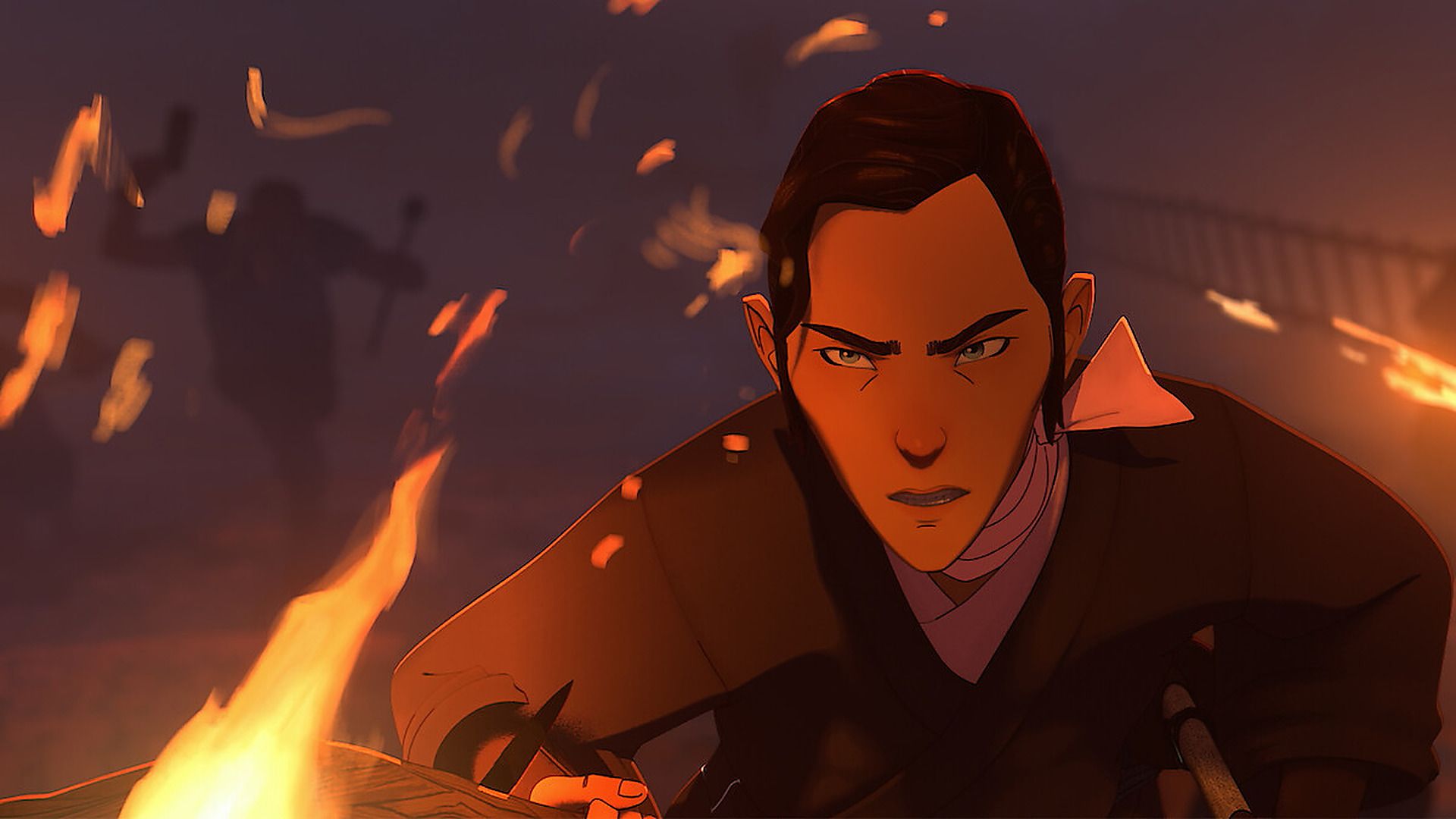 میزو در فصل دوم Blue Eyes Samurai 