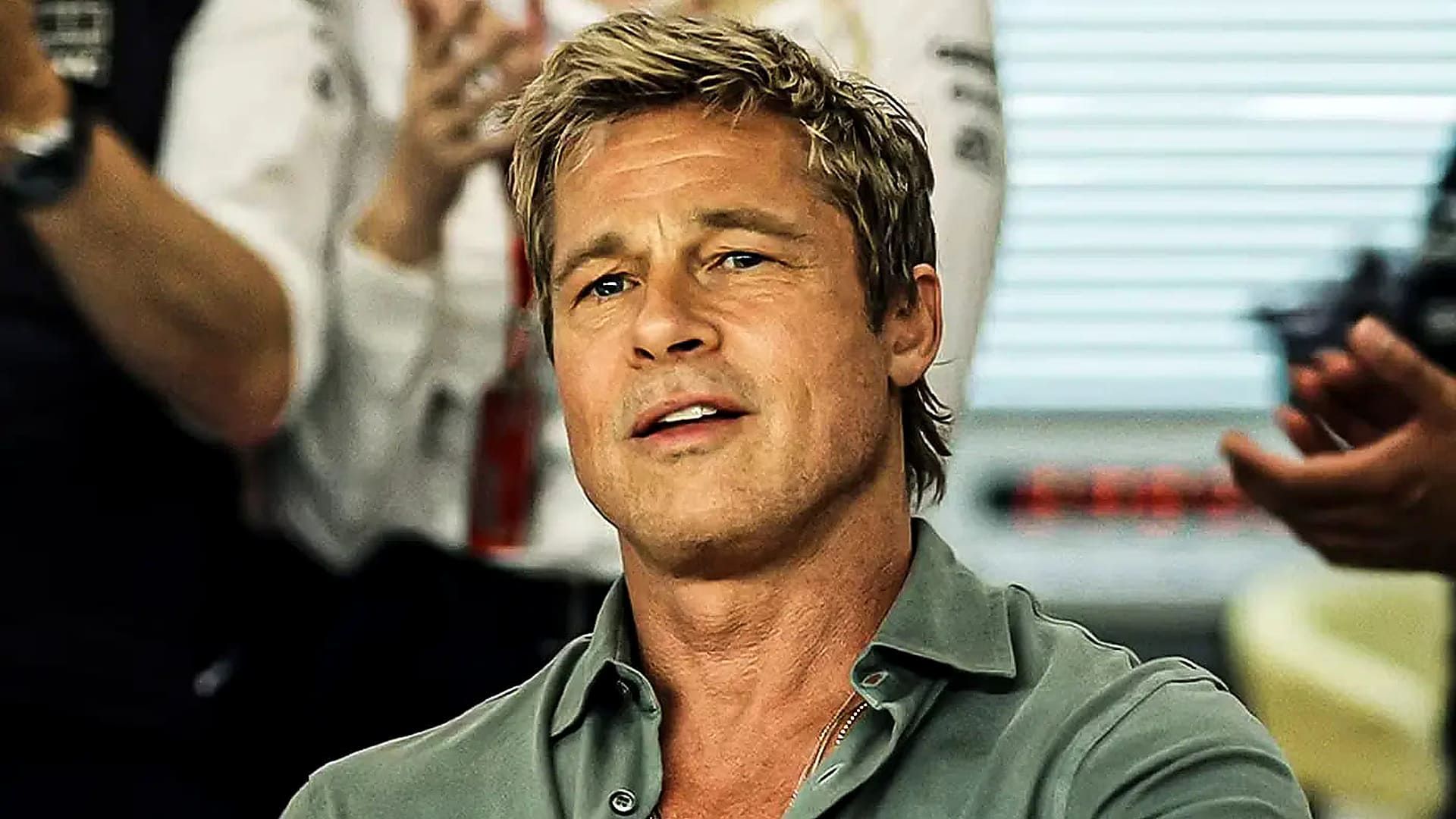 ژست برد پیت در فیلم F1