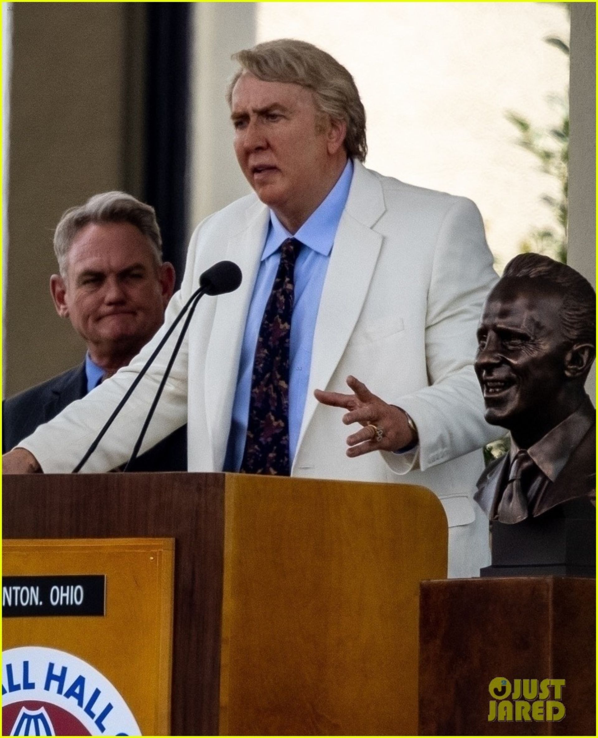 نیکلاس کیج در پشت صحنه فیلم مدن