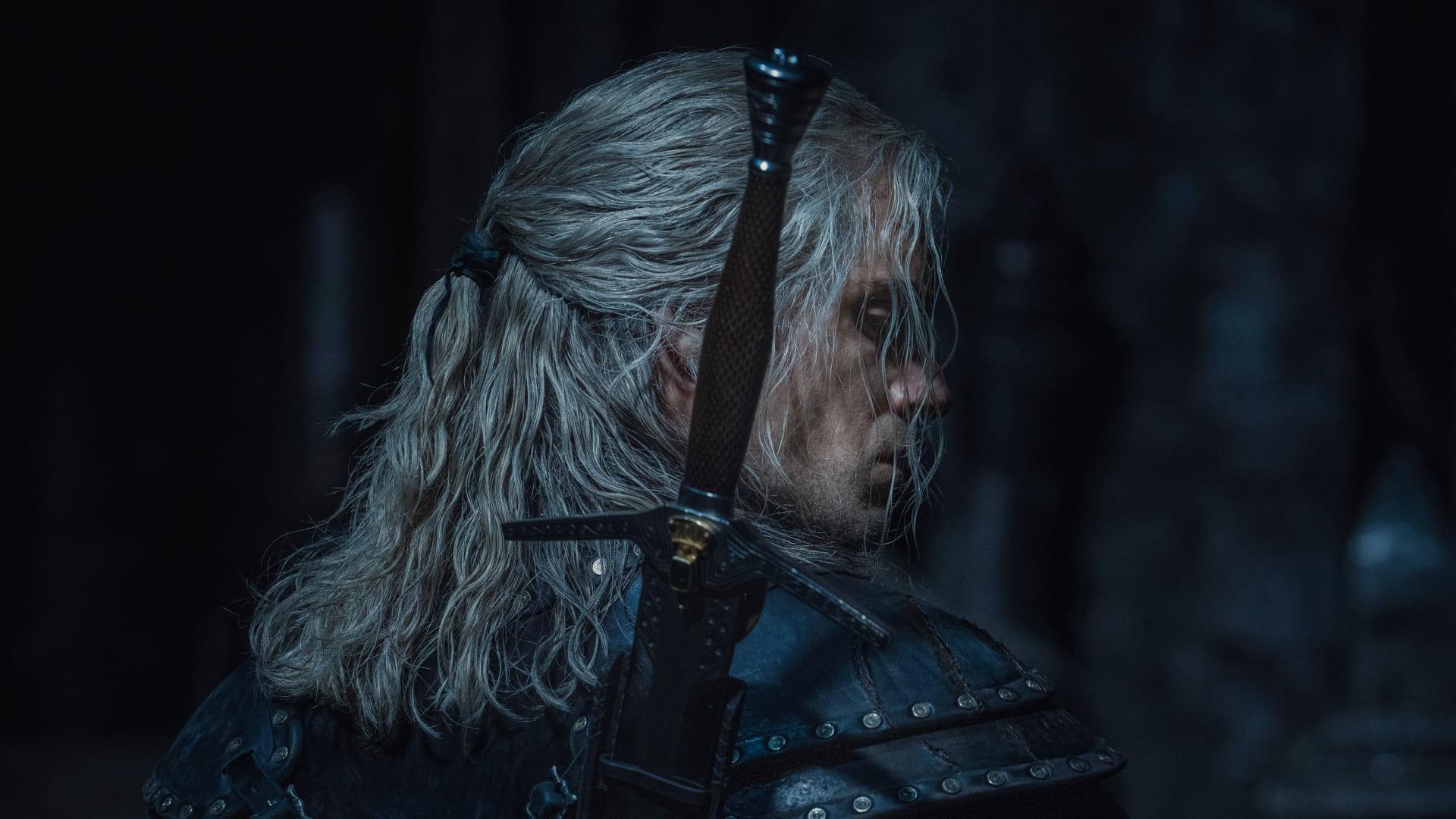 هنری کویل با نقش گرالت در سریال The Witcher