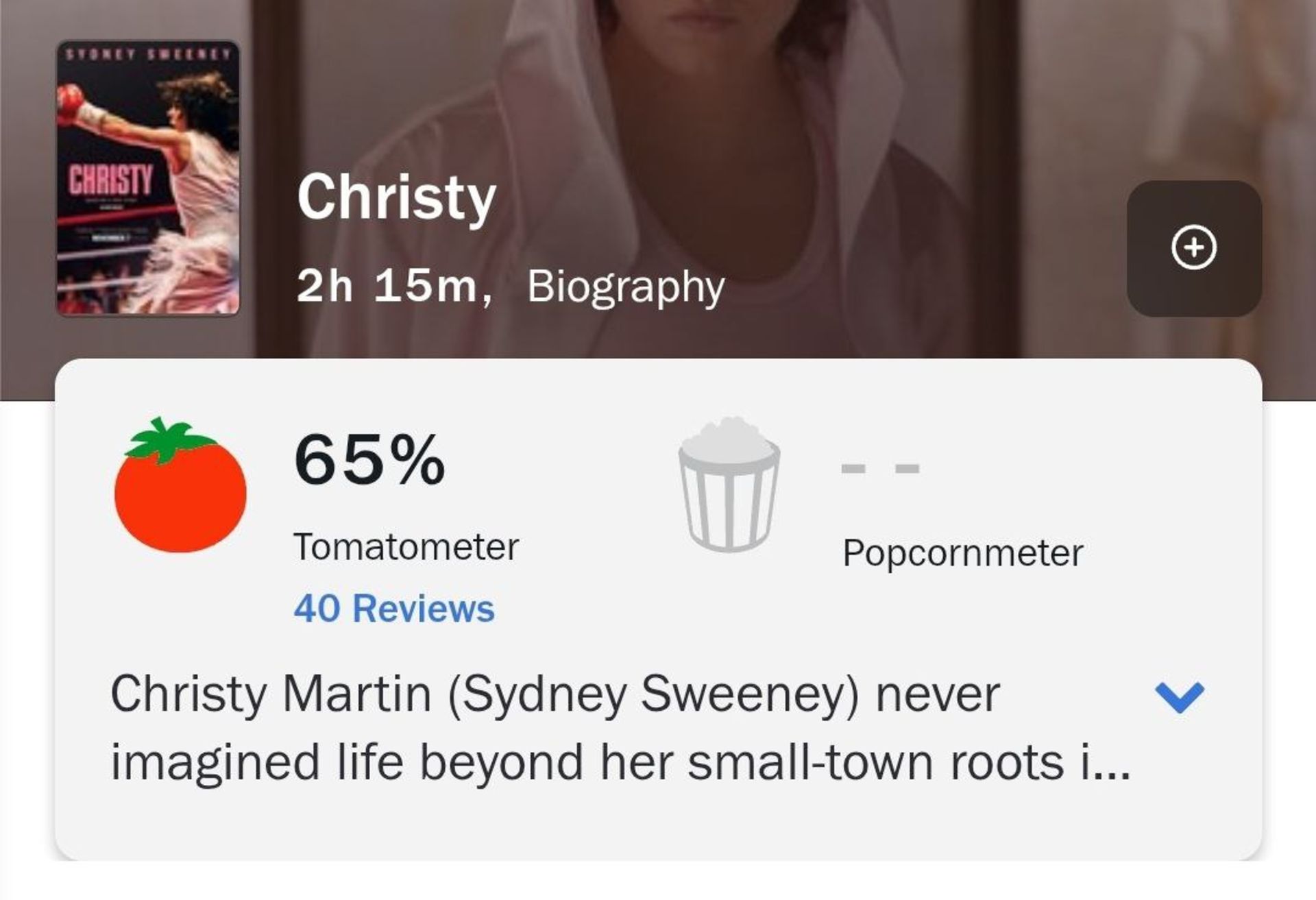 نمرات راتن تومیتوز فیلم کریستی