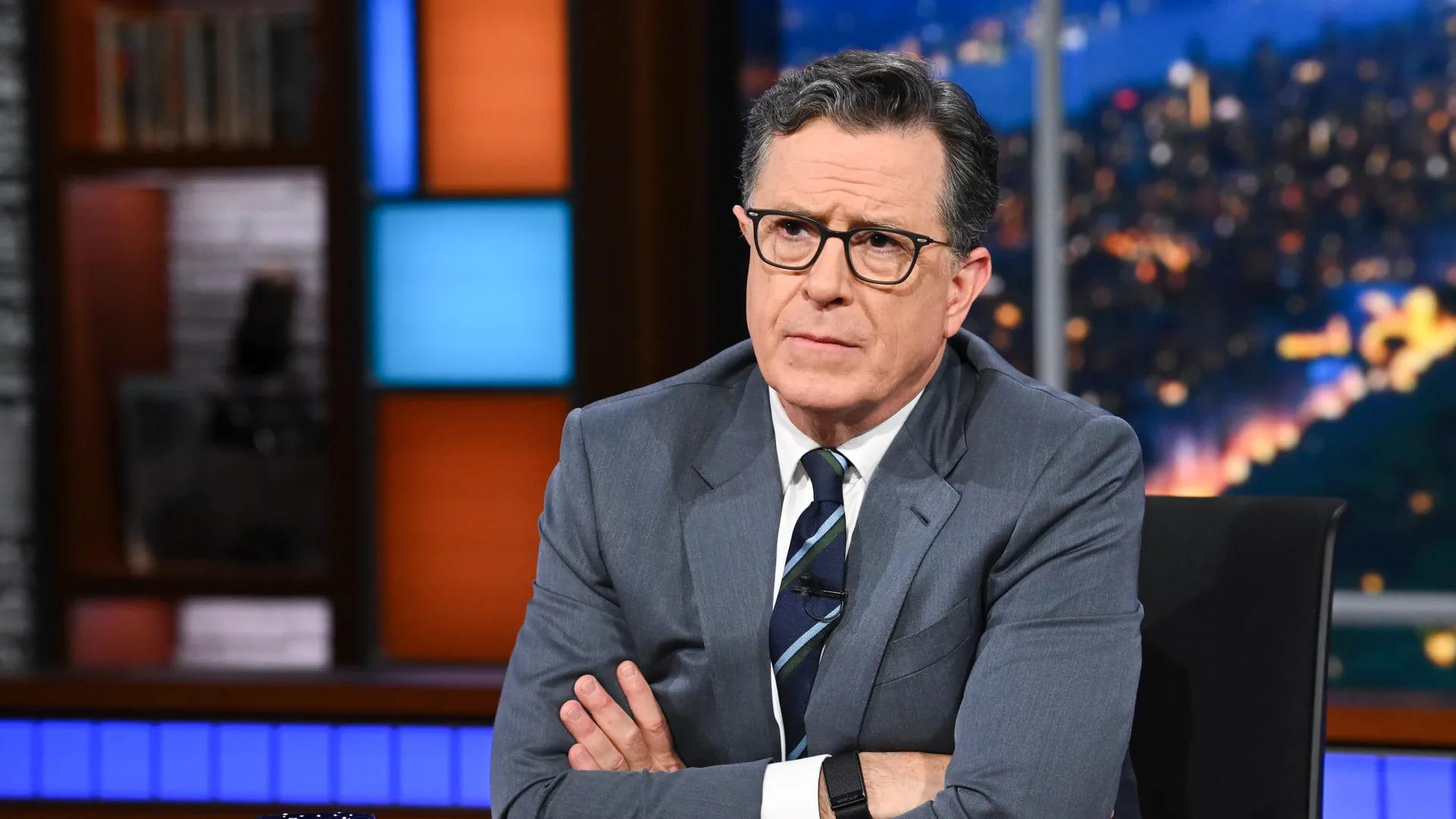 استیون کلبر مجری تاک شو شبانه The Late Show