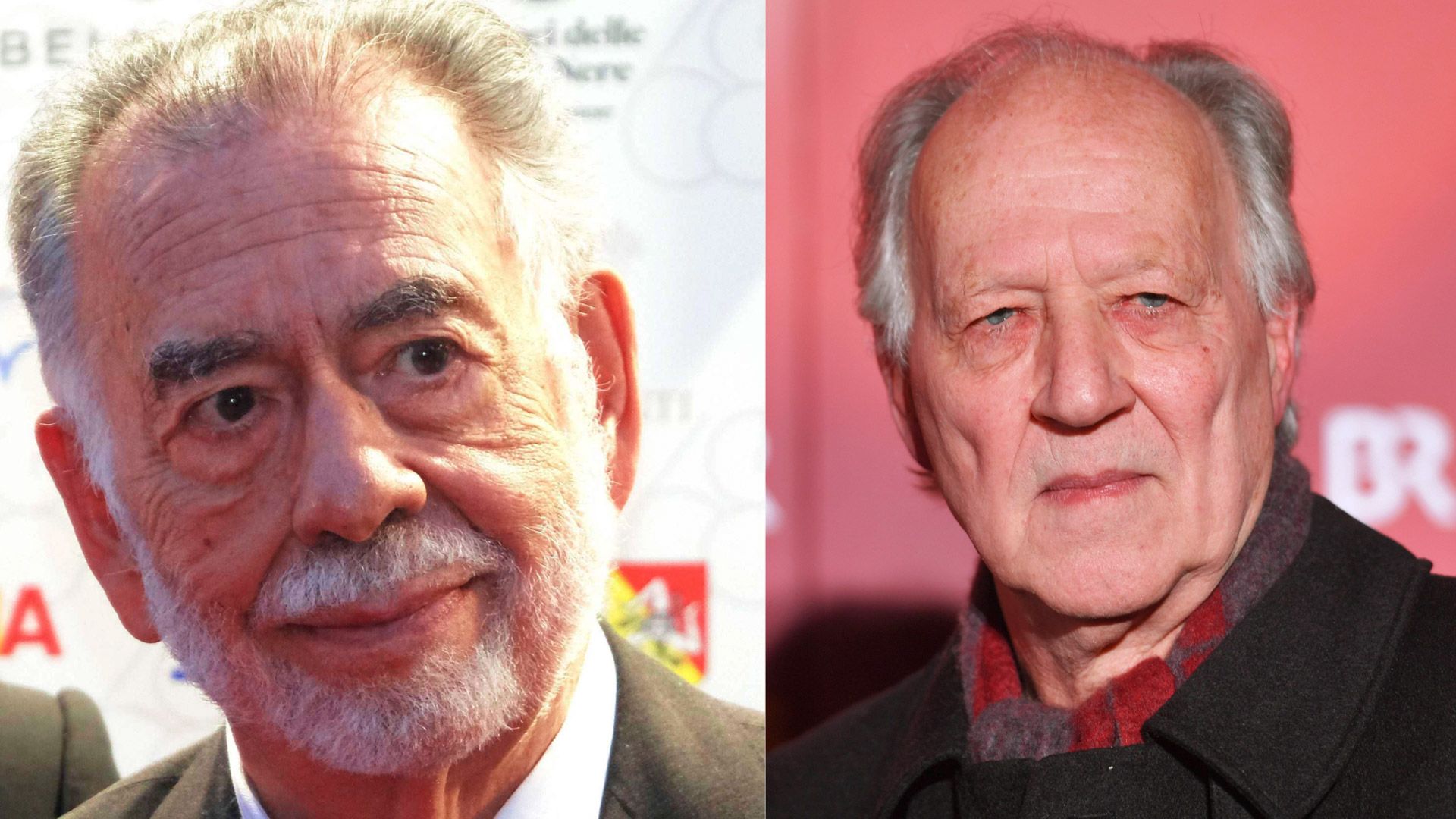 فرانسیس فورد کوپولا شیر طلایی را به ورنر هرتزوگ تقدیم می‌کند