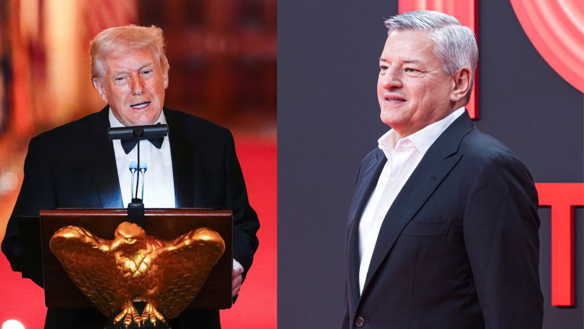 تد ساراندوس و دونالد ترامپ