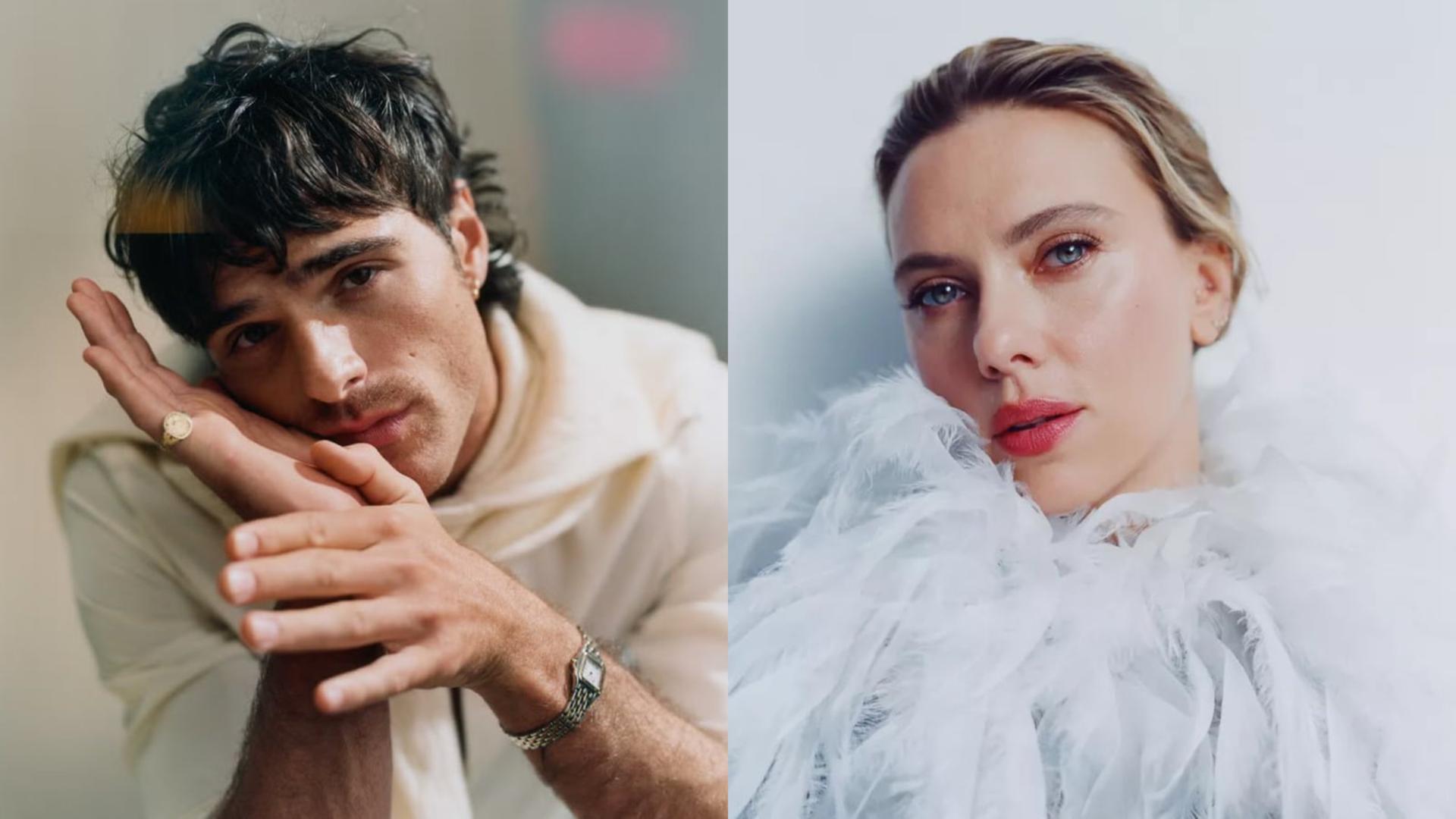 چهره اسکارلت جوهانسون (Scarlett Johansson) و جیکوب الوردی (Jacob Elordi) در کادرهای مجزا