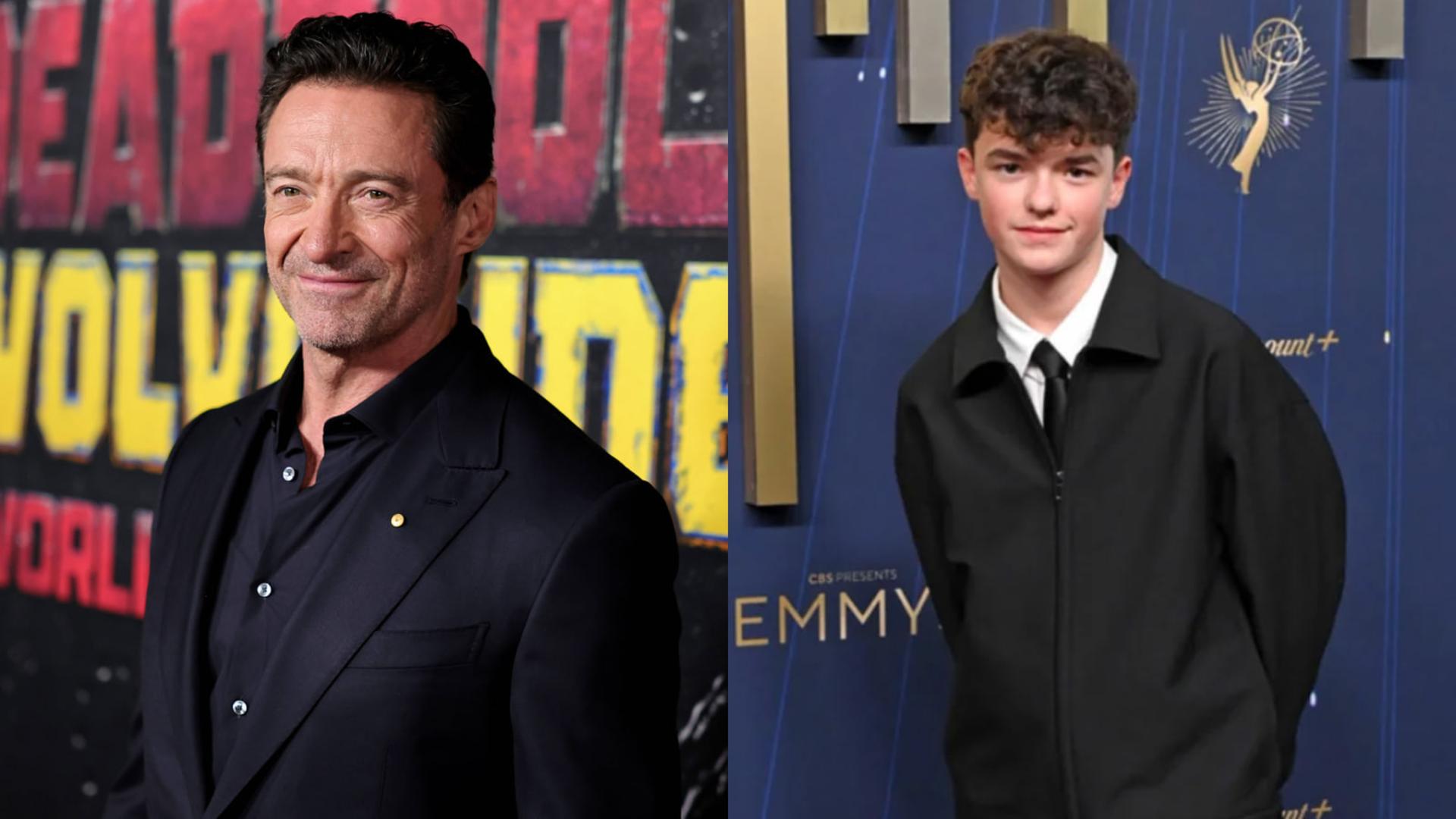 هیو جکمن (Hugh Jackman) و اوون کوپر (Owen Cooper) در کنار هم