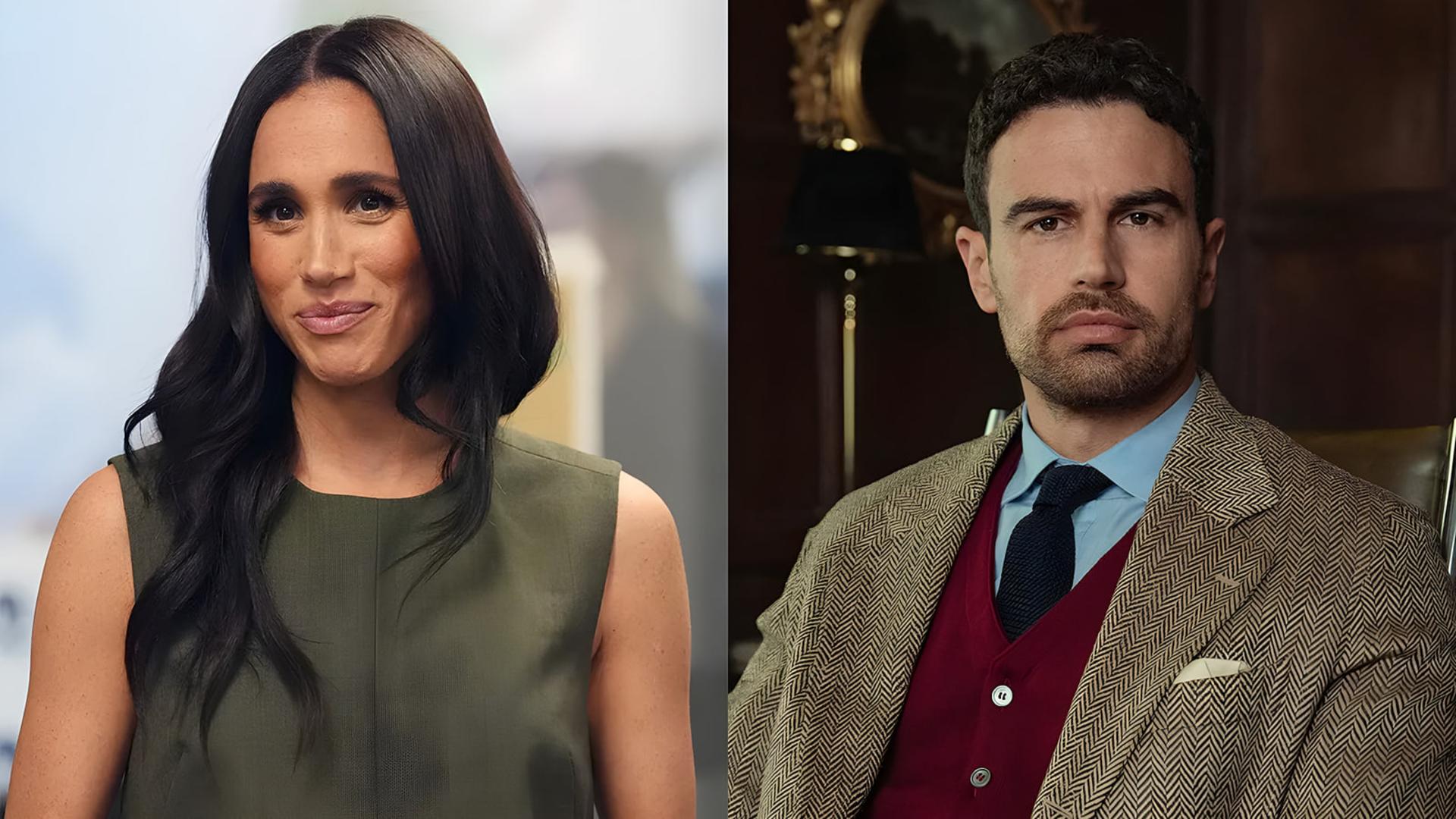 چهره مگان مارکل (Meghan Markle) و تئو جیمز (Theo James) در کنار هم