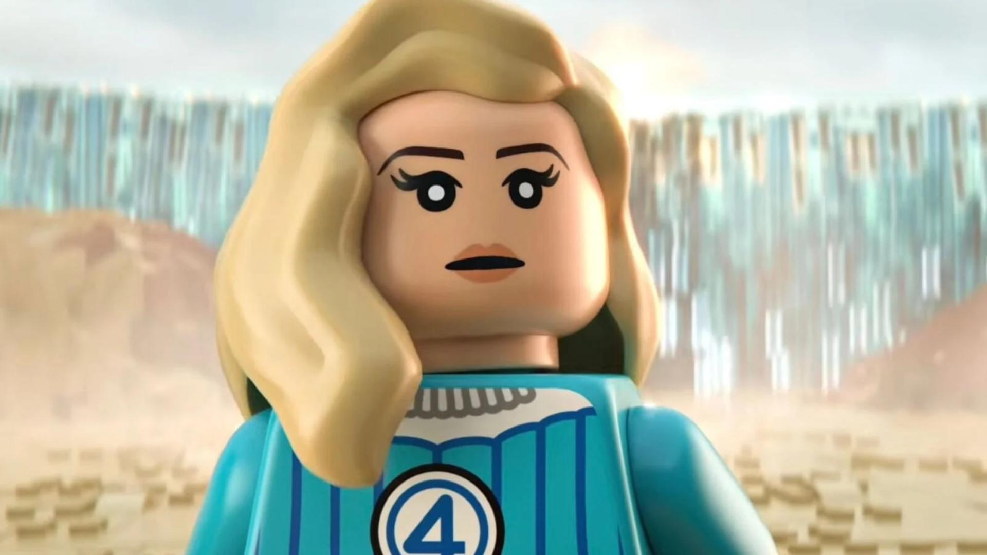 عروسک لگو (LEGO) از شخصیت خانواده چهار (Fantastic Four) در بازسازی تریلر فیلم Doomsday