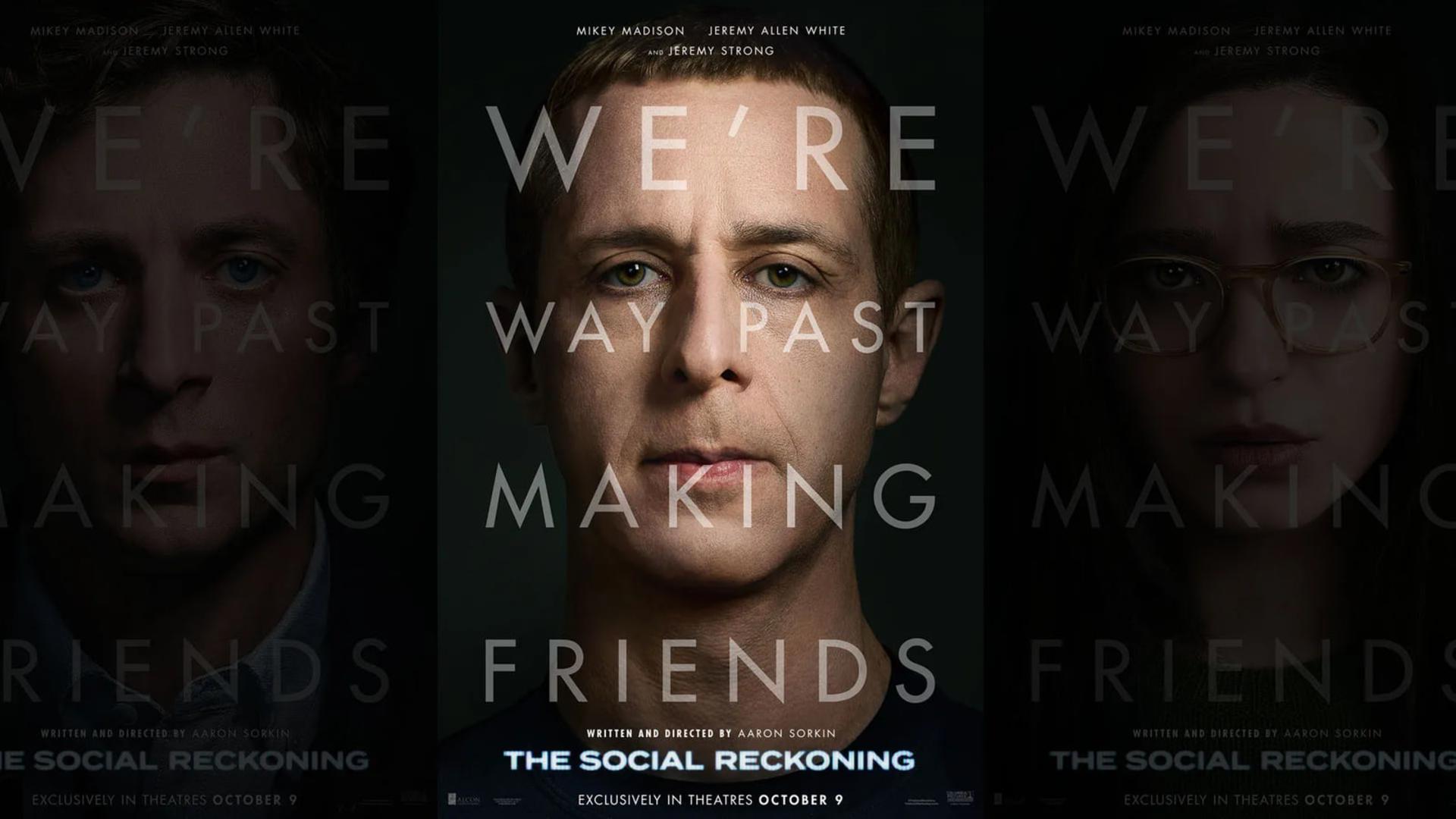 چهره‌های بازیگران فیلم The Social Reckoning (The Social Reckoning) با پس‌زمینه تیره