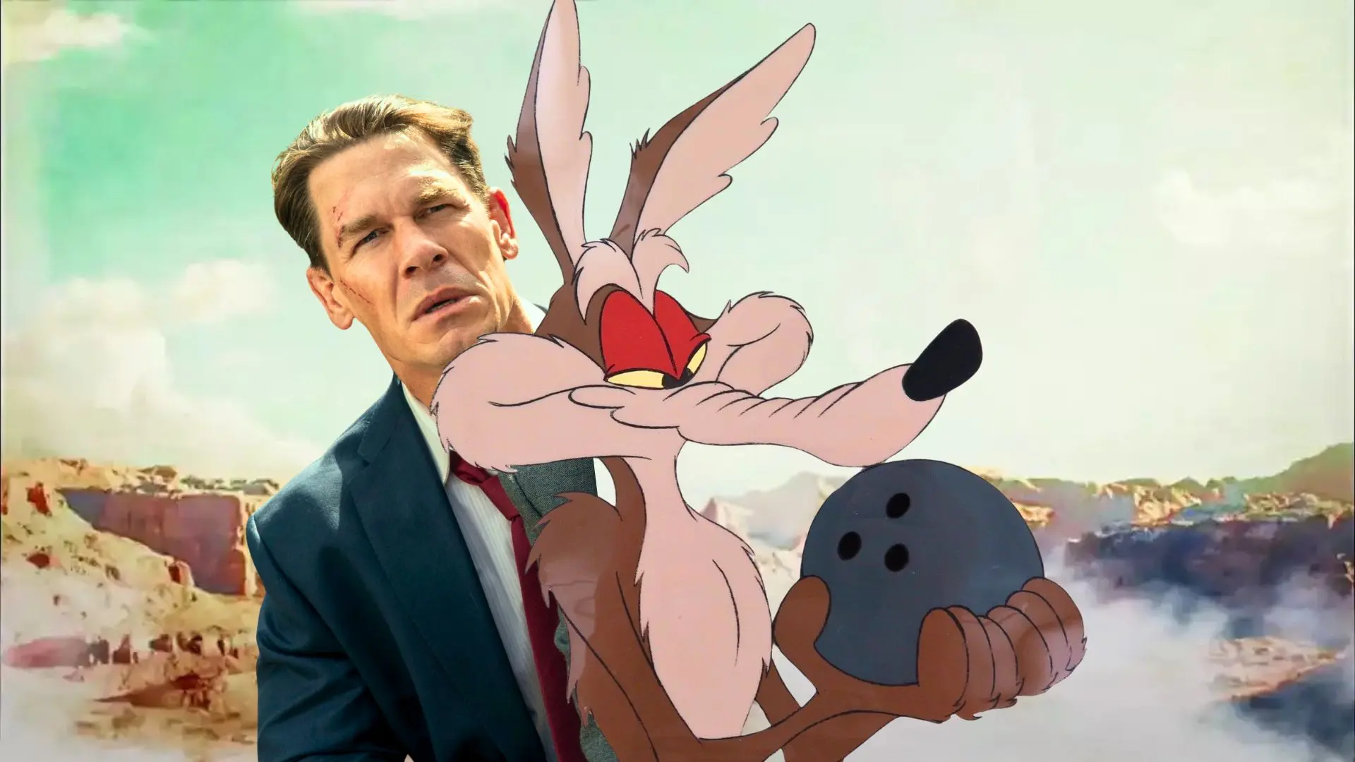 جان سینا و کایوت در فیلم میگ میگ 
