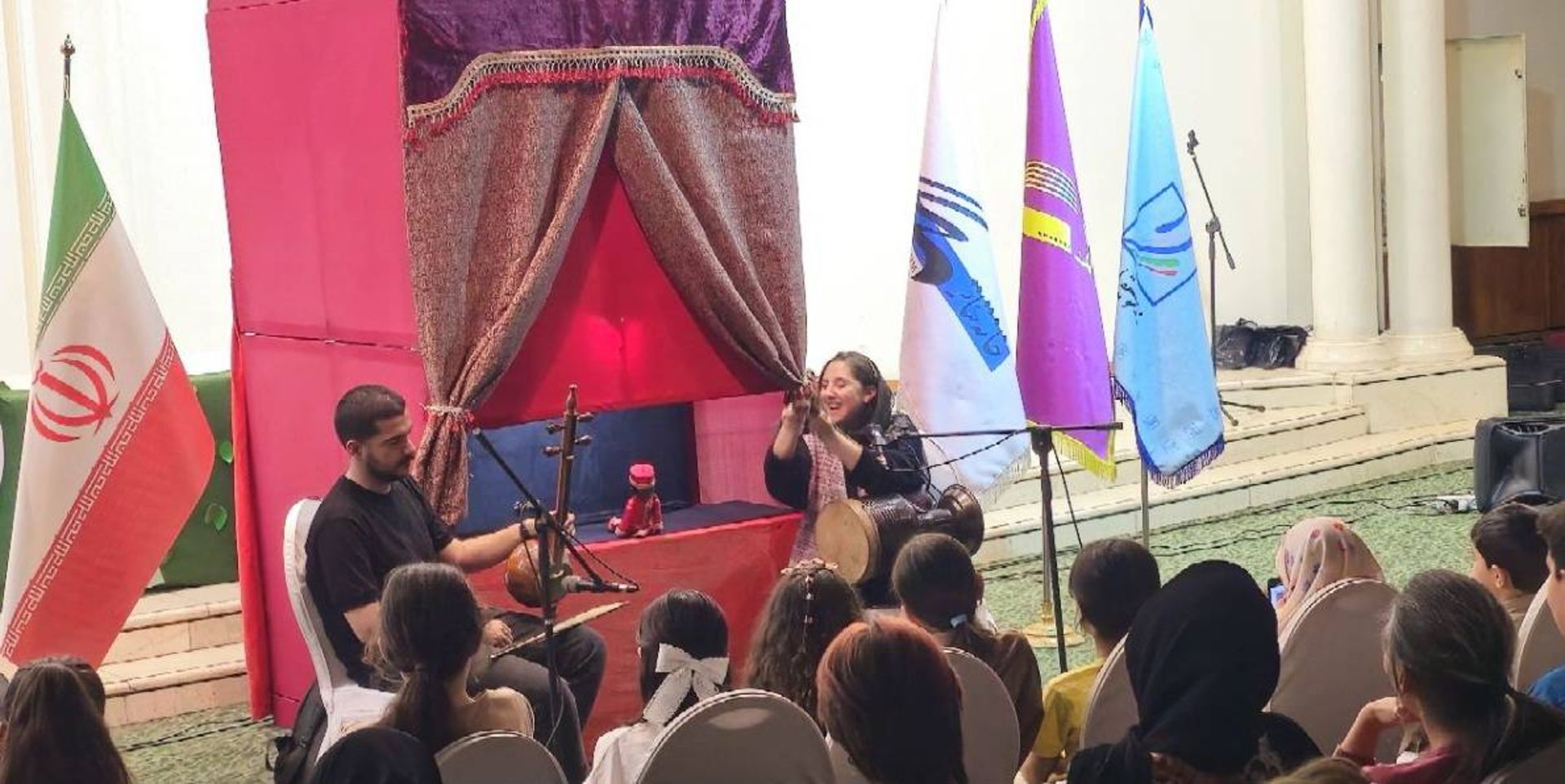 دیدار با کودکان جنگ زده 