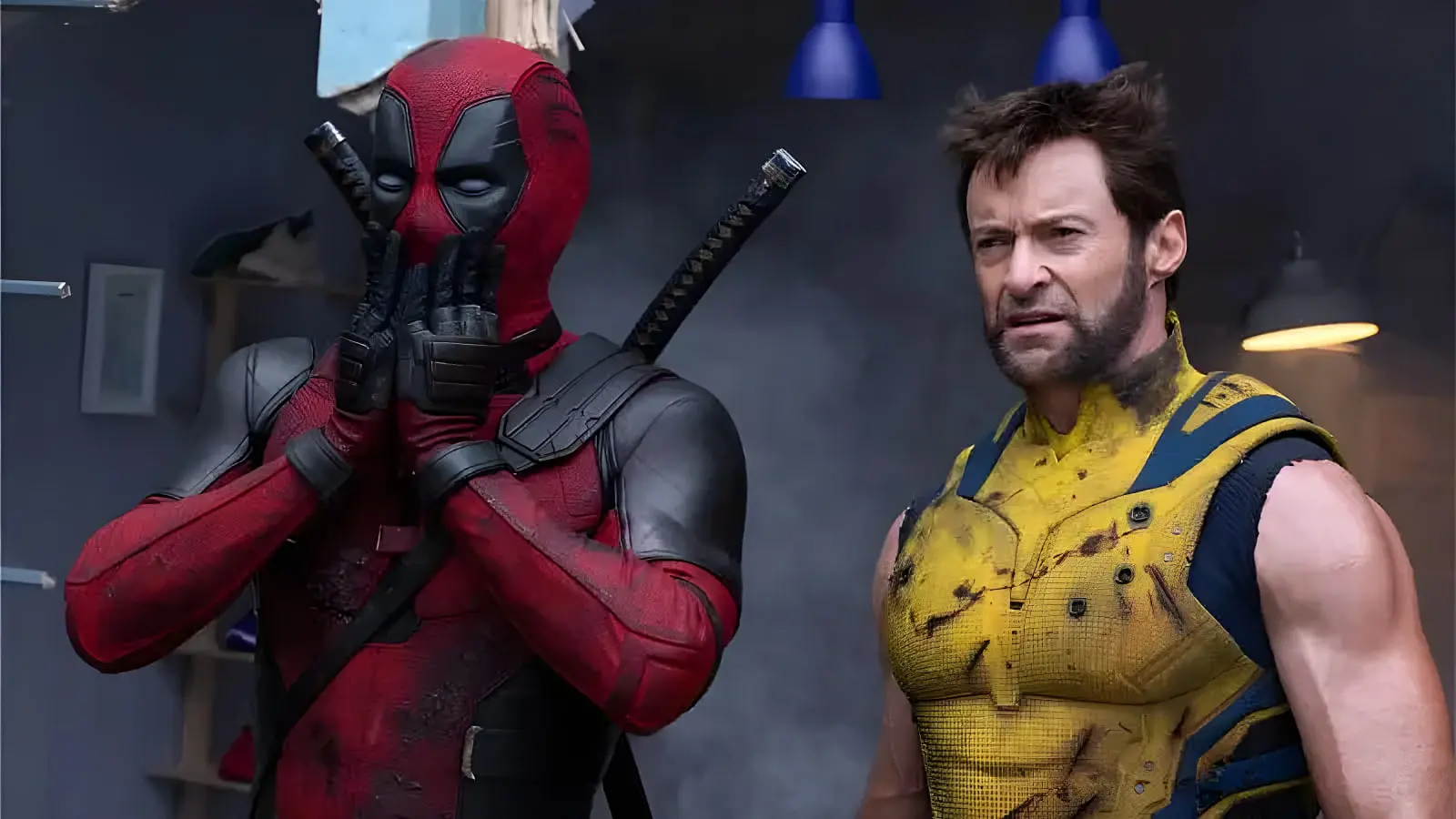 شخصیت‌های ددپول (Deadpool) و ولورین (Wolverine) در کنار یکدیگر