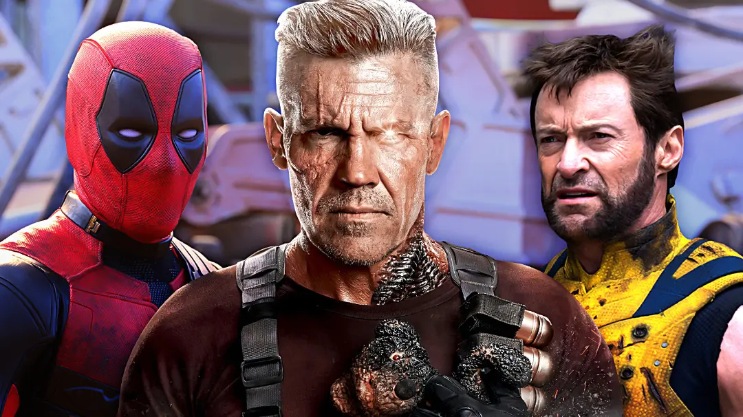 شخصیت‌های ددپول (Deadpool) و ولورین (Wolverine) در کنار شخصیت کیبل