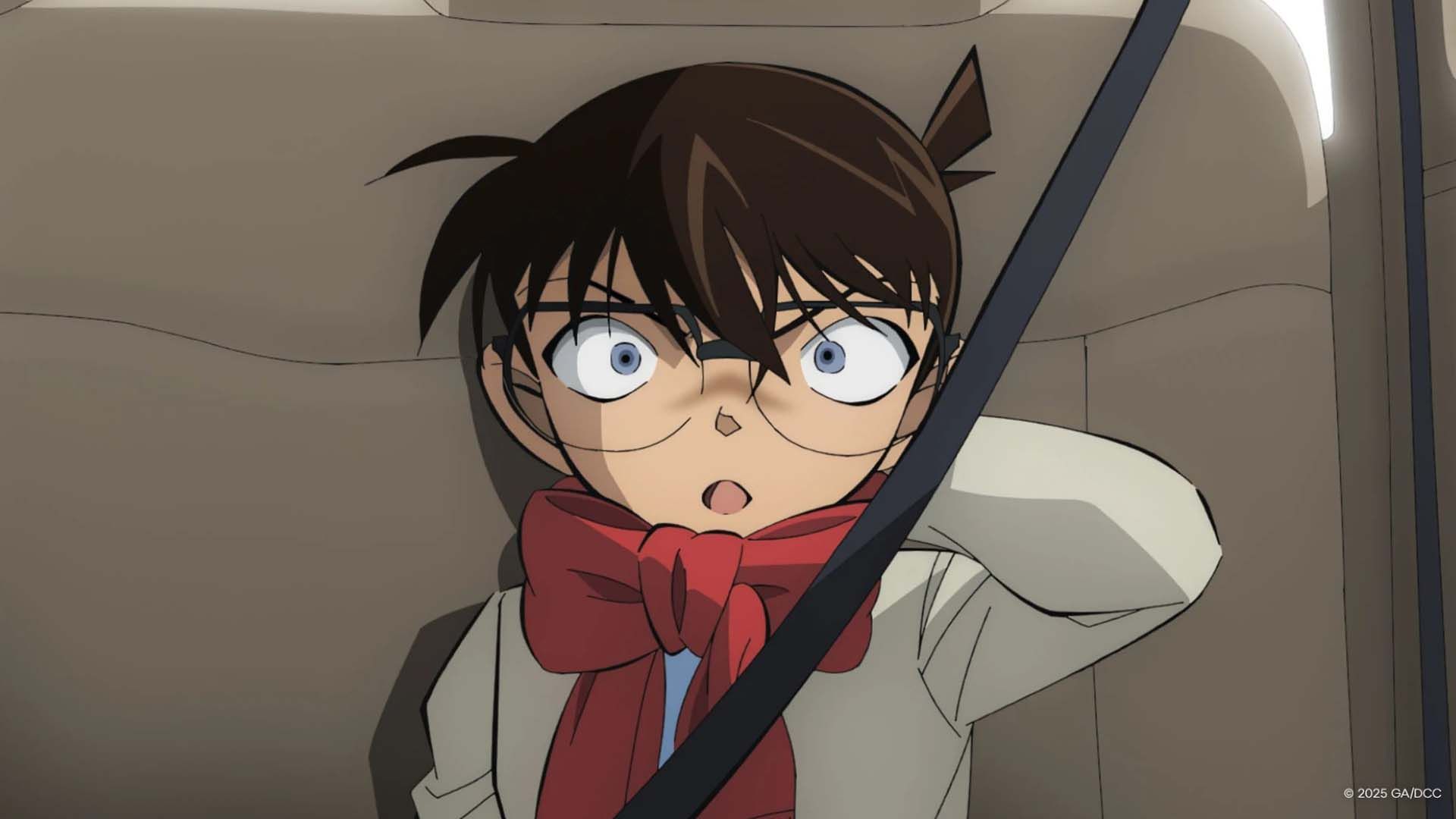 شخصیت شینچی کودو در ماشین در انیمیشن Detective Conan: One-Eyed Flashback