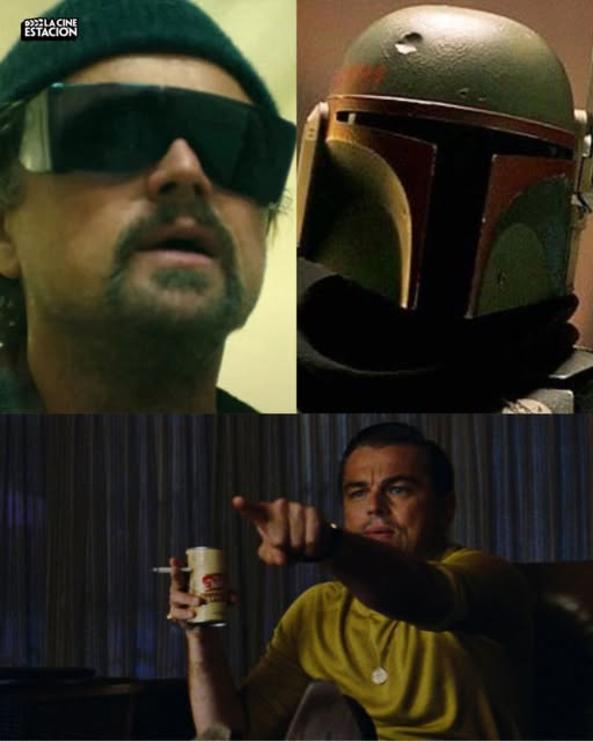 دی کاپریو و بوبا فت از دنیای جنگ ستارگان