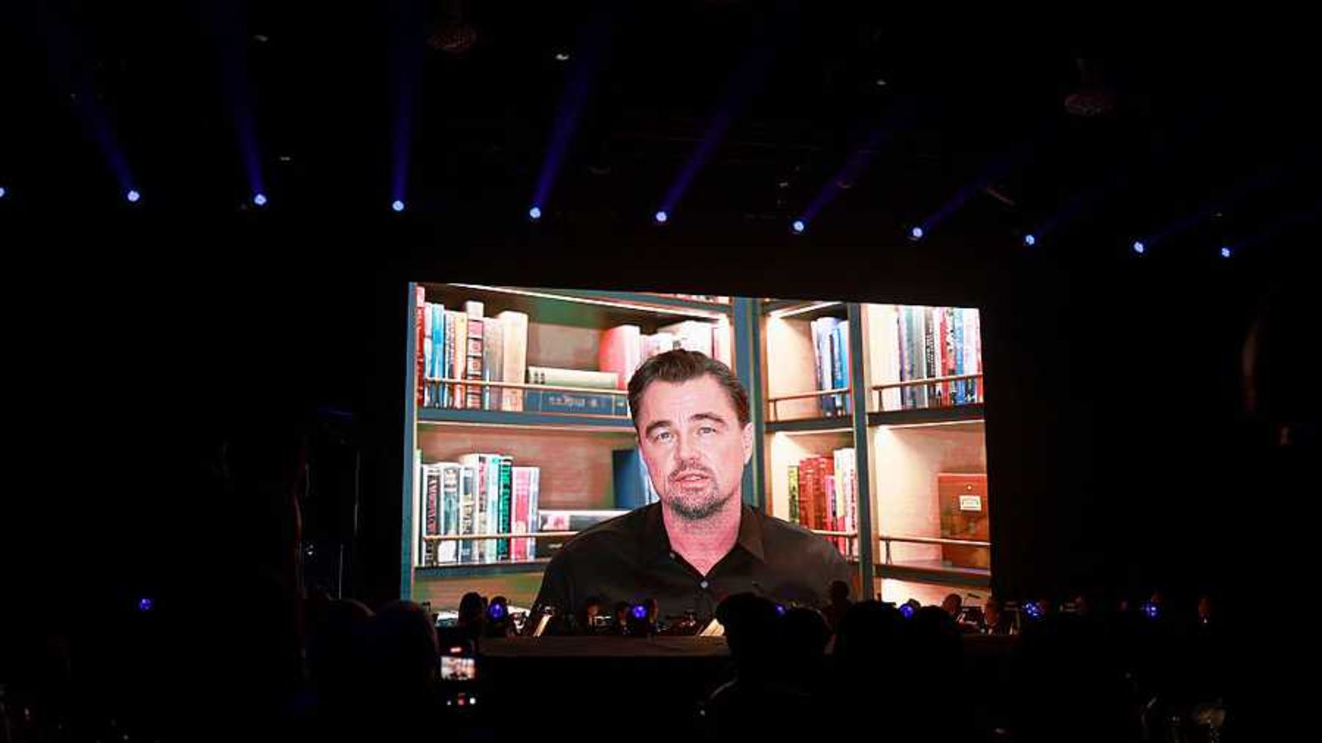 لئوناردو دی‌کاپریو در مراسم پالم اسپرینگز