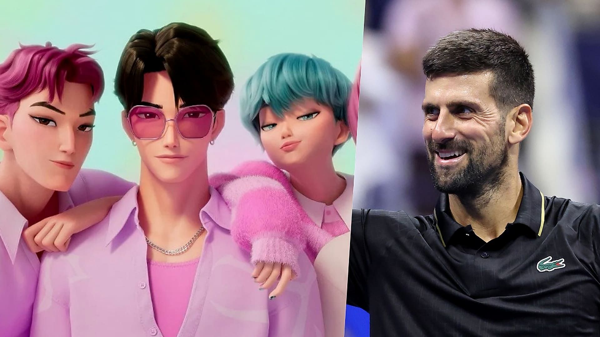 شکارچیان شیاطین کی‌پاپ و نواک جوکوویچ