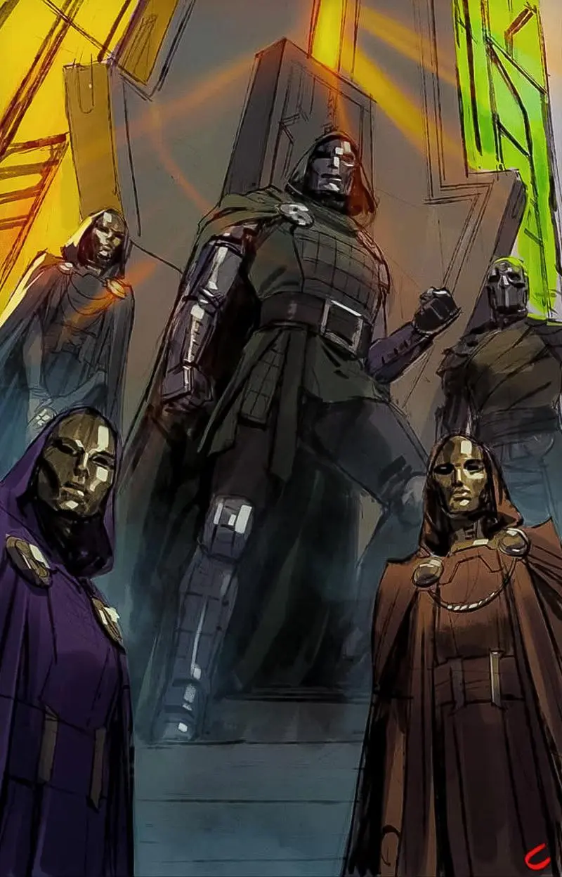 دکتر دووم (Doctor Doom) و جادوگران لتوریا در فضای کمیک‌بوکی