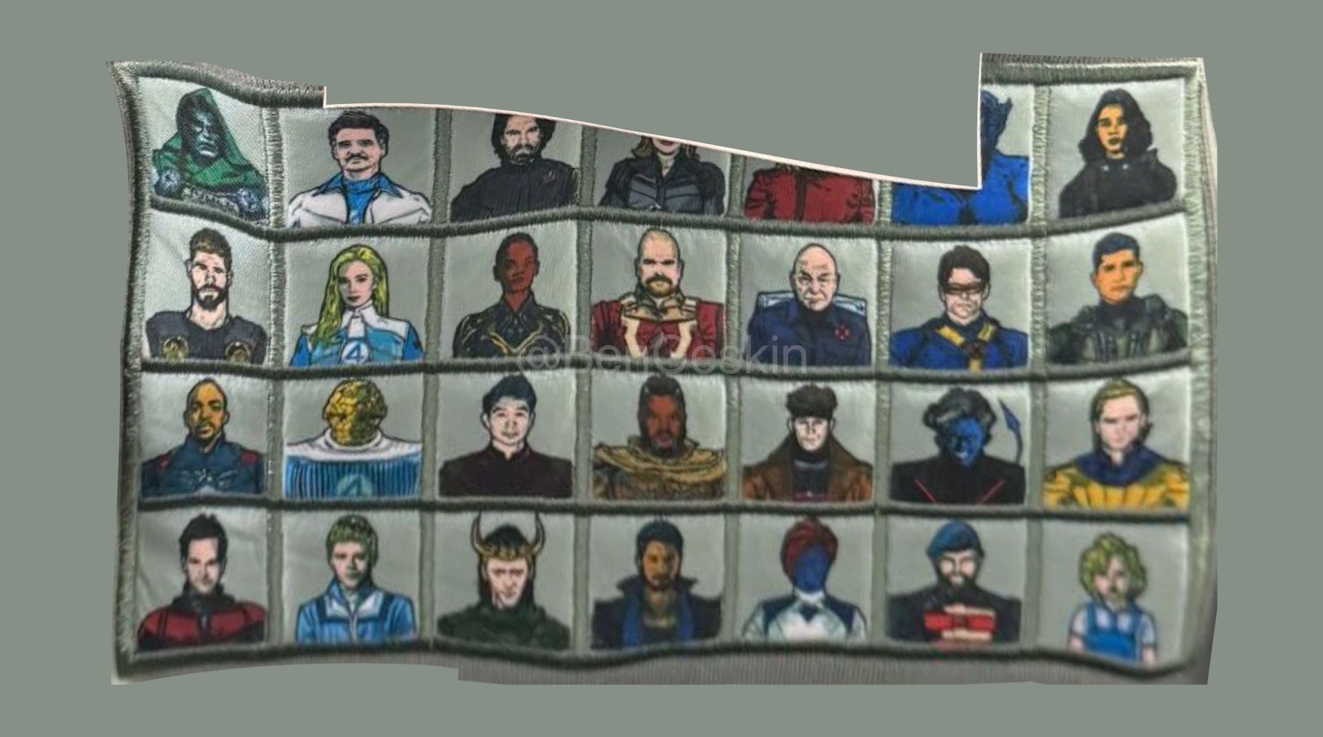 تصویر لورفته از ظاهر شخصیت‌های Avengers: Doomsday