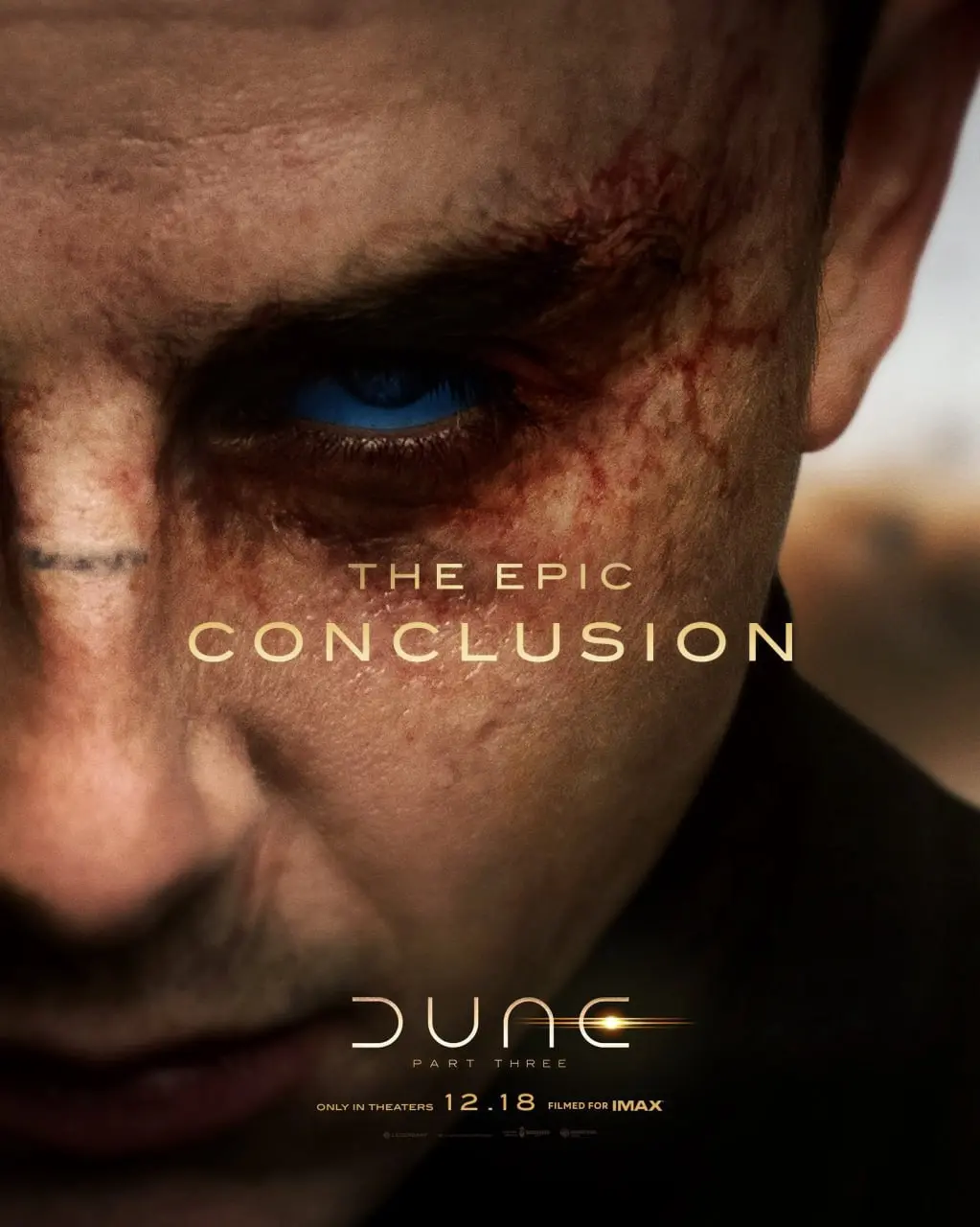 تیموتی شالامی در پوستر فیلم Dune: Part Three