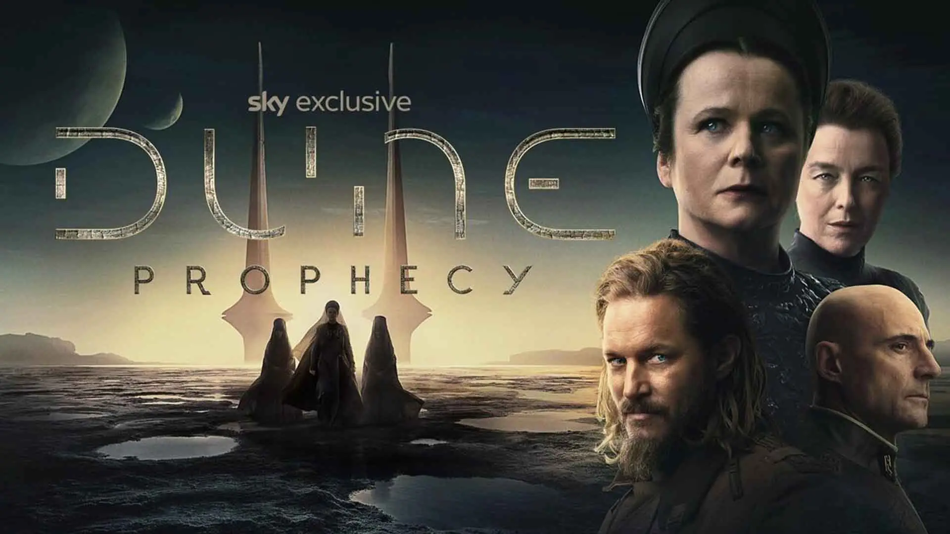 شخصیت‌های اصلی سریال Dune: Prophecy در کاور فصل دوم