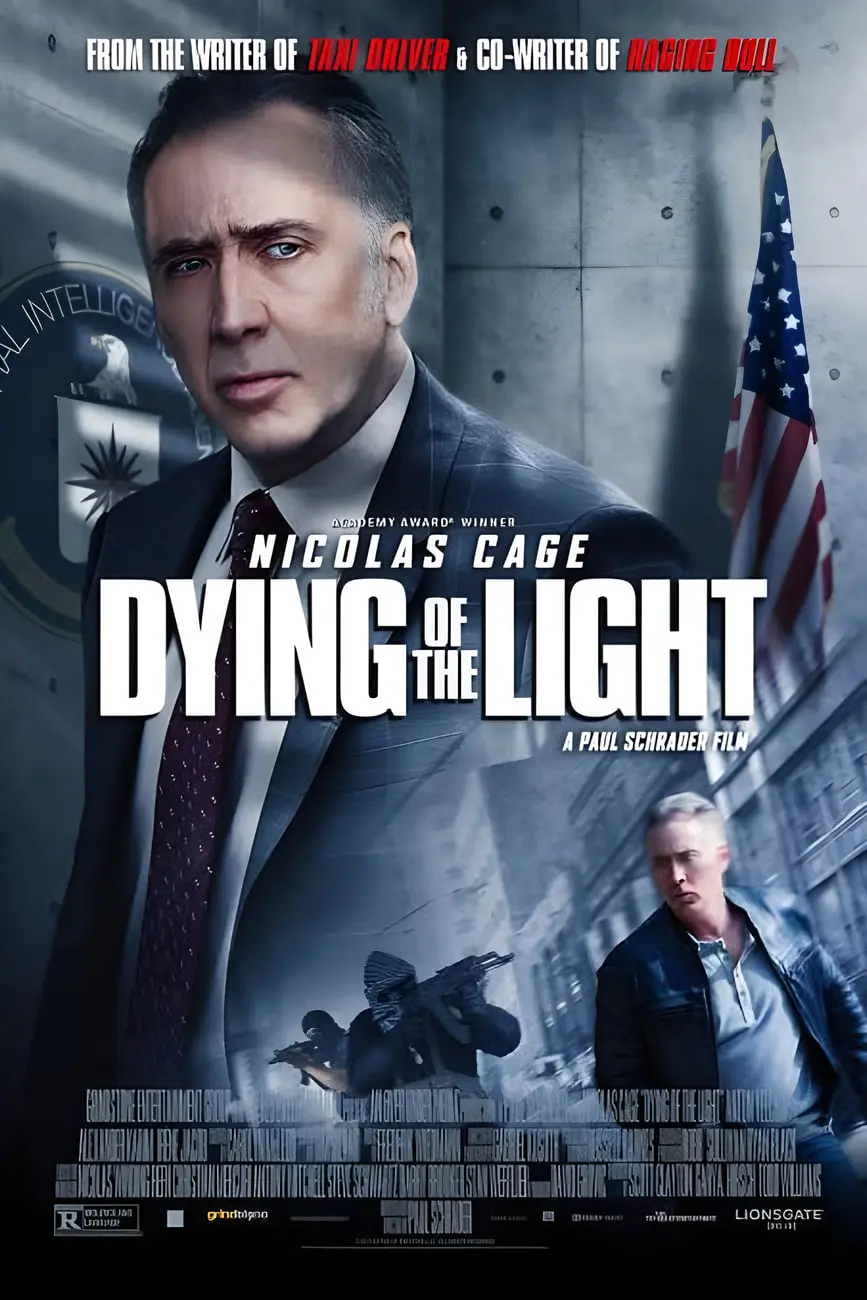 پوستر فیلم Dying of the Light با چهره نیکلاس کیج (Nicolas Cage)