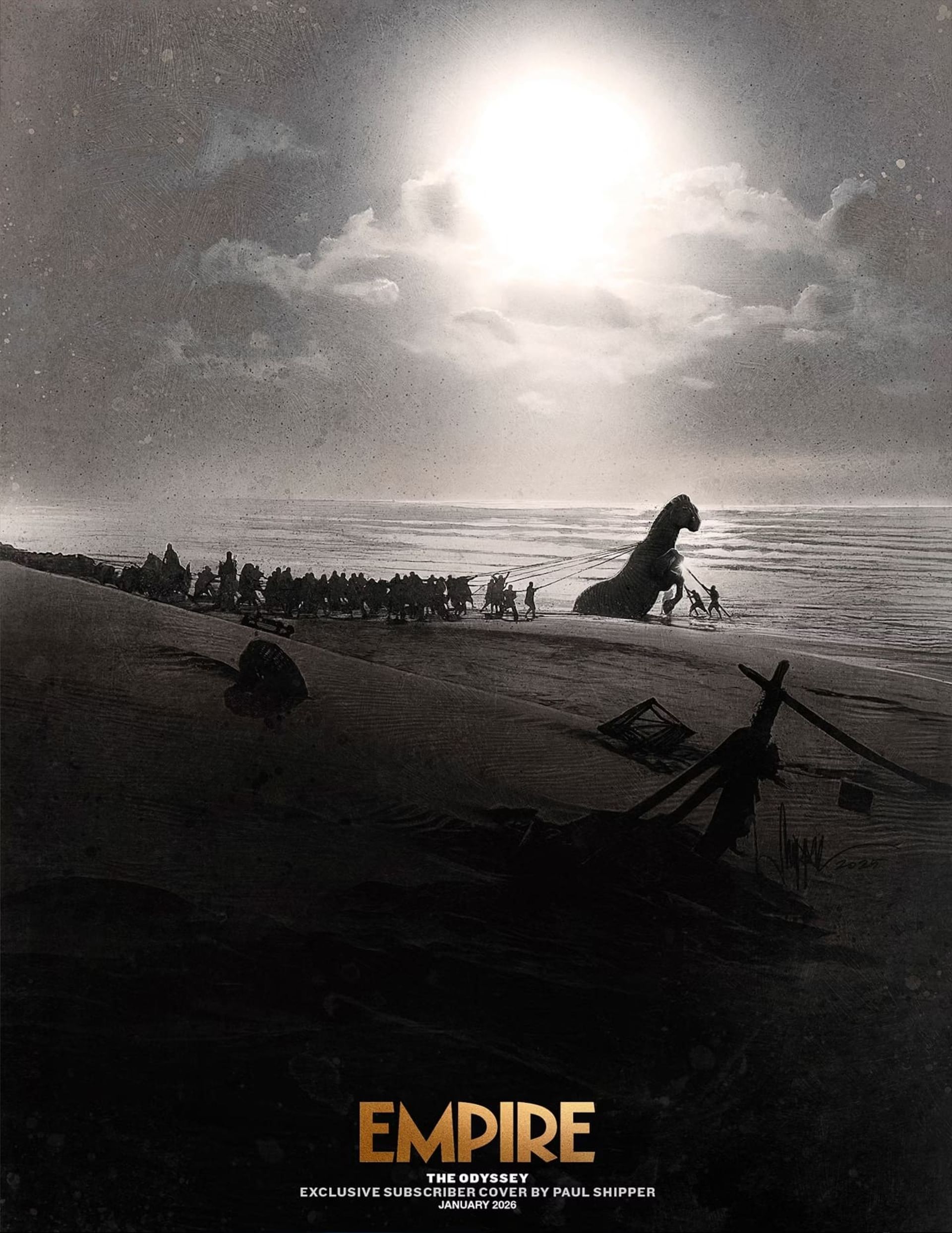 تصویر مجله امپایر از اسب تروا فیلم ادیسه