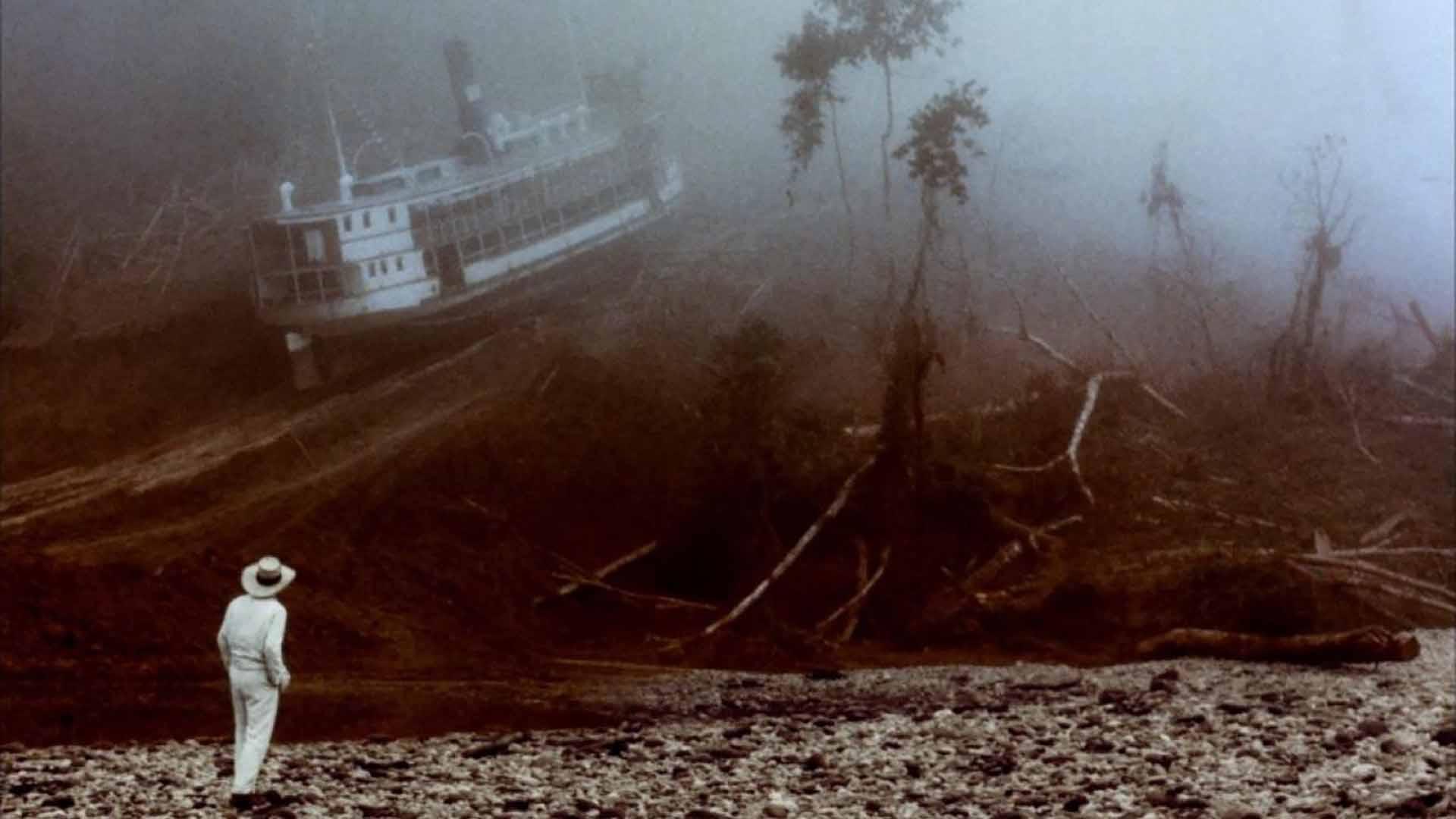 صحنه‌ای از فیلم «فیتزکارالدو» (Fitzcarraldo)