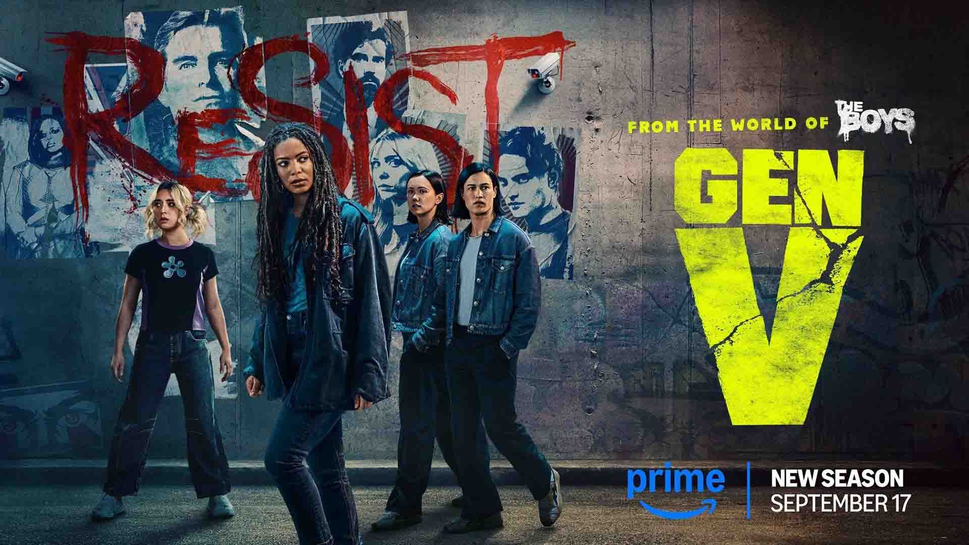 چهار کاراکتر اصلی فصل دوم سریال Gen V