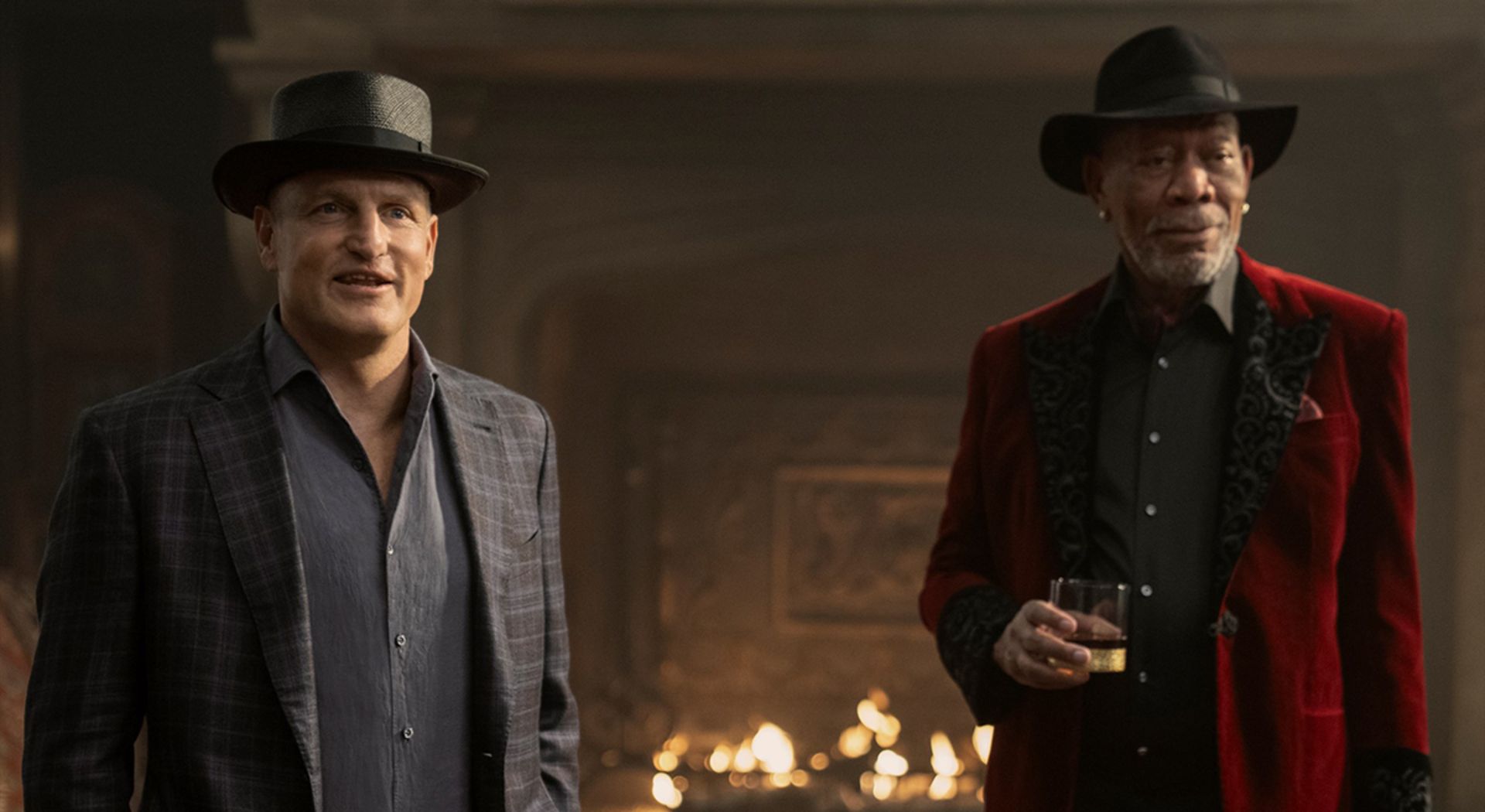 وودی هارلسون و مورگان فریمن در فیلم