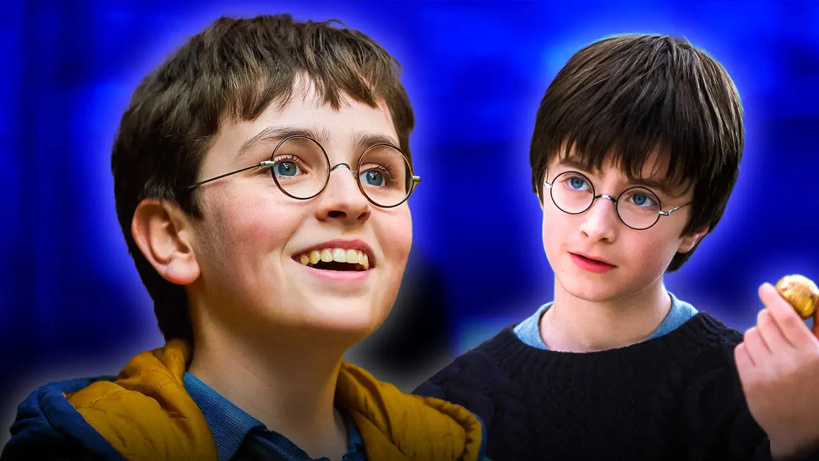 هری پاتر (Harry Potter) با عینک گرد در دوران کودکی