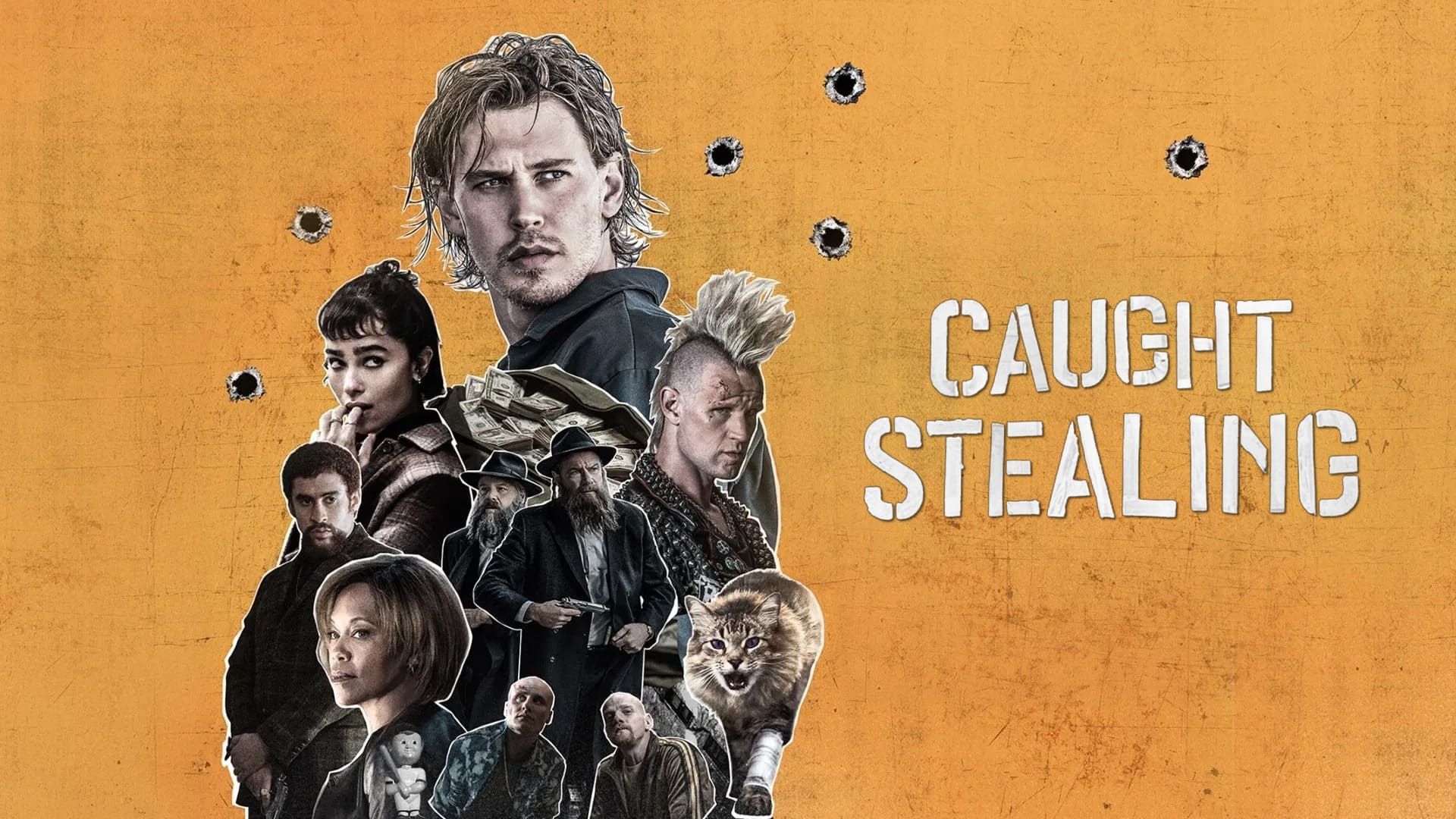 فیلم Caught Stealing با حضور آستین باتلر و مت اسمیت و زوئی کراویتز