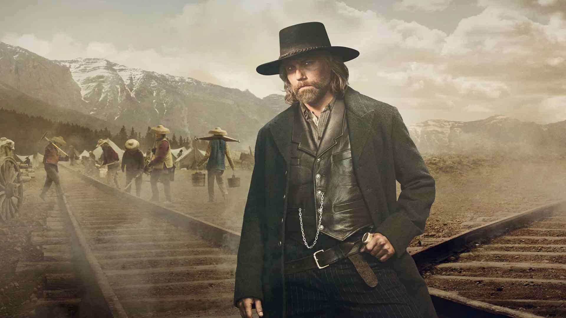 بازیگر اصلی سریال Hell on Wheels روی ریل‌های قطار