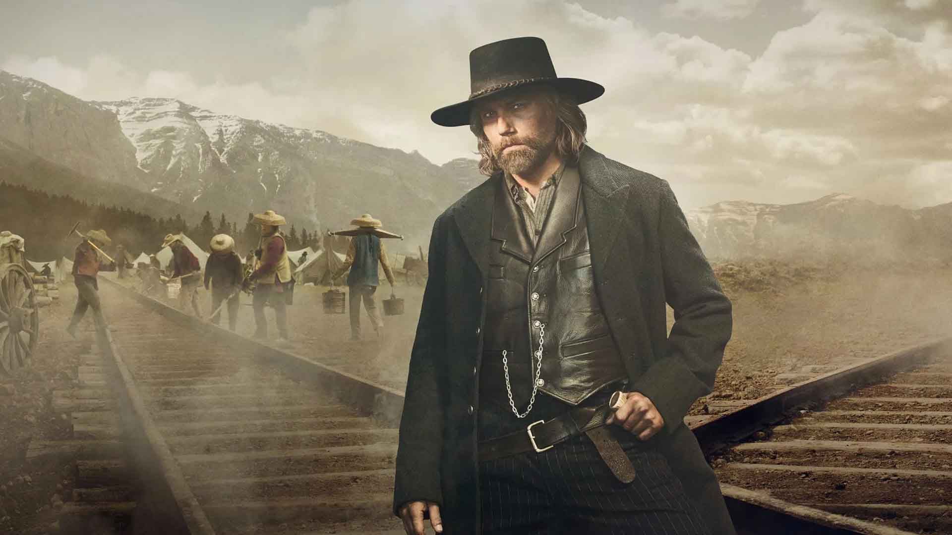 بازیگر اصلی سریال Hell on Wheels روی ریل‌های قطار