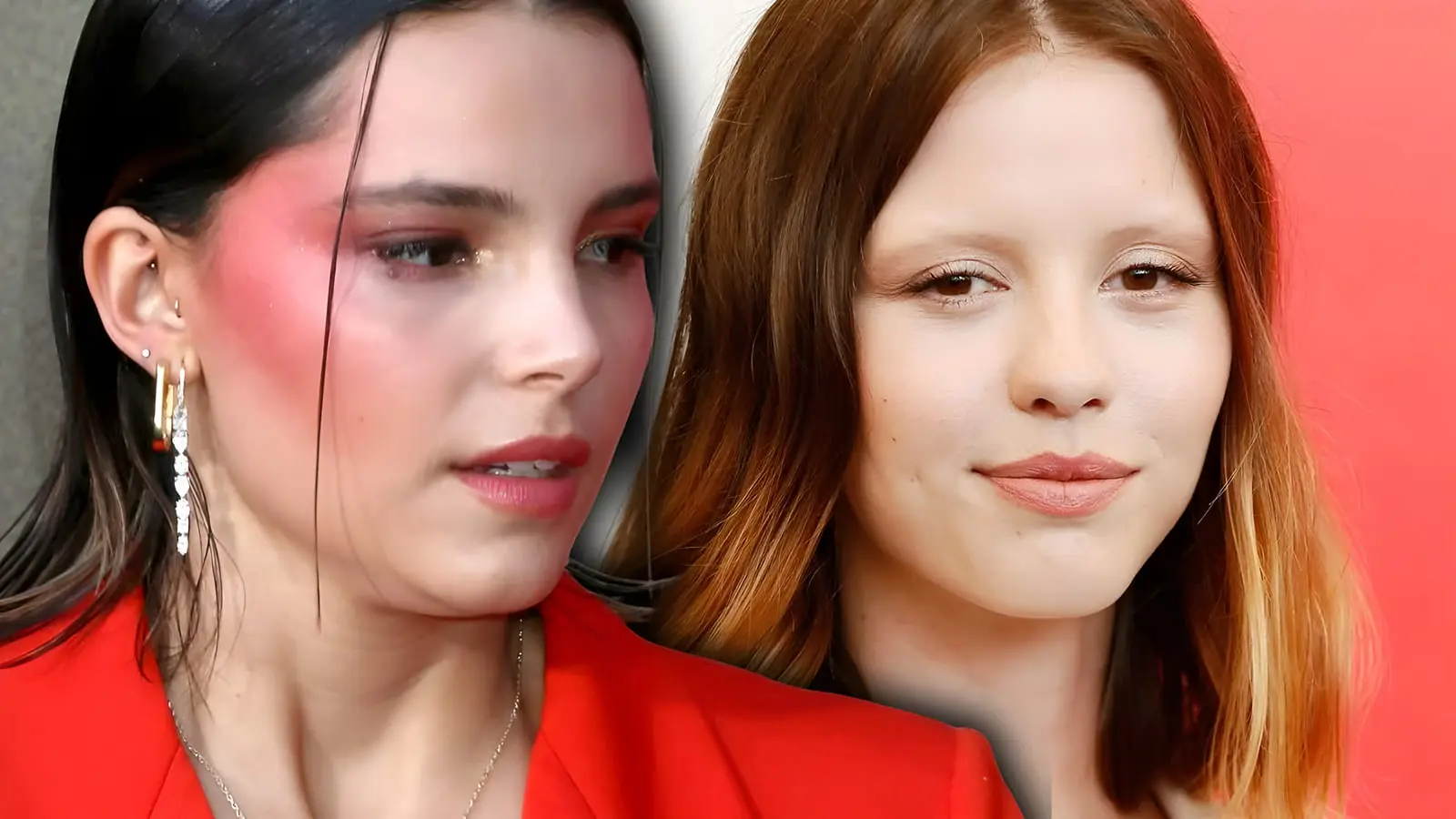 چهره‌های اینده ناوارت (Inde Navarrette) و میا گات (Mia Goth) در رویداد دیور
