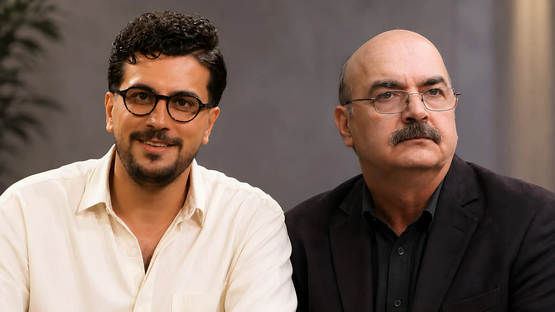 ایرج طهماسب (Iraj Tahmaseb) و امیرحسین قیاسی در کنار یکدیگر