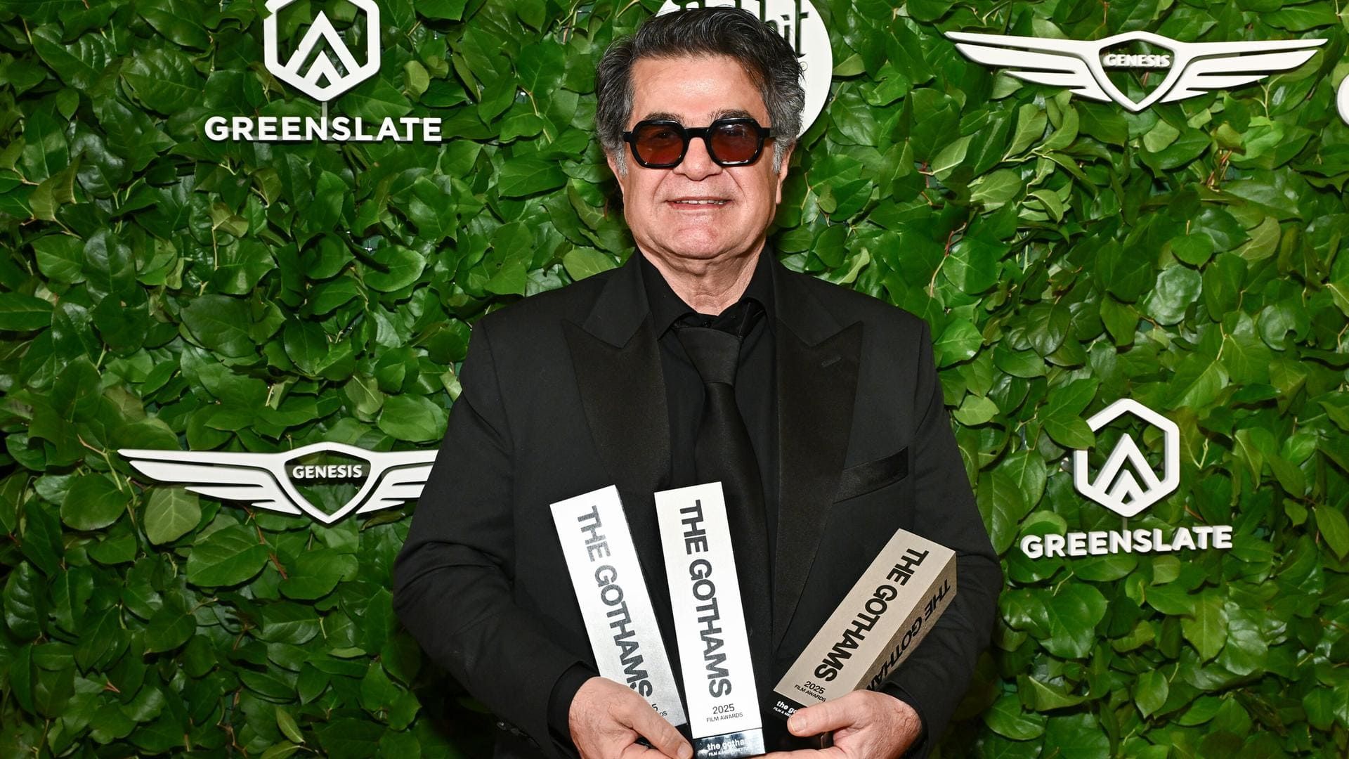 جعفر پناهی در مراسم جوایز گاتهام