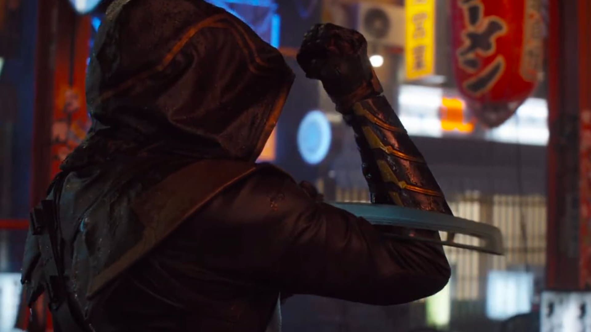 جرمی رنر با شمایل رونین در فیلم Avengers: Endgame