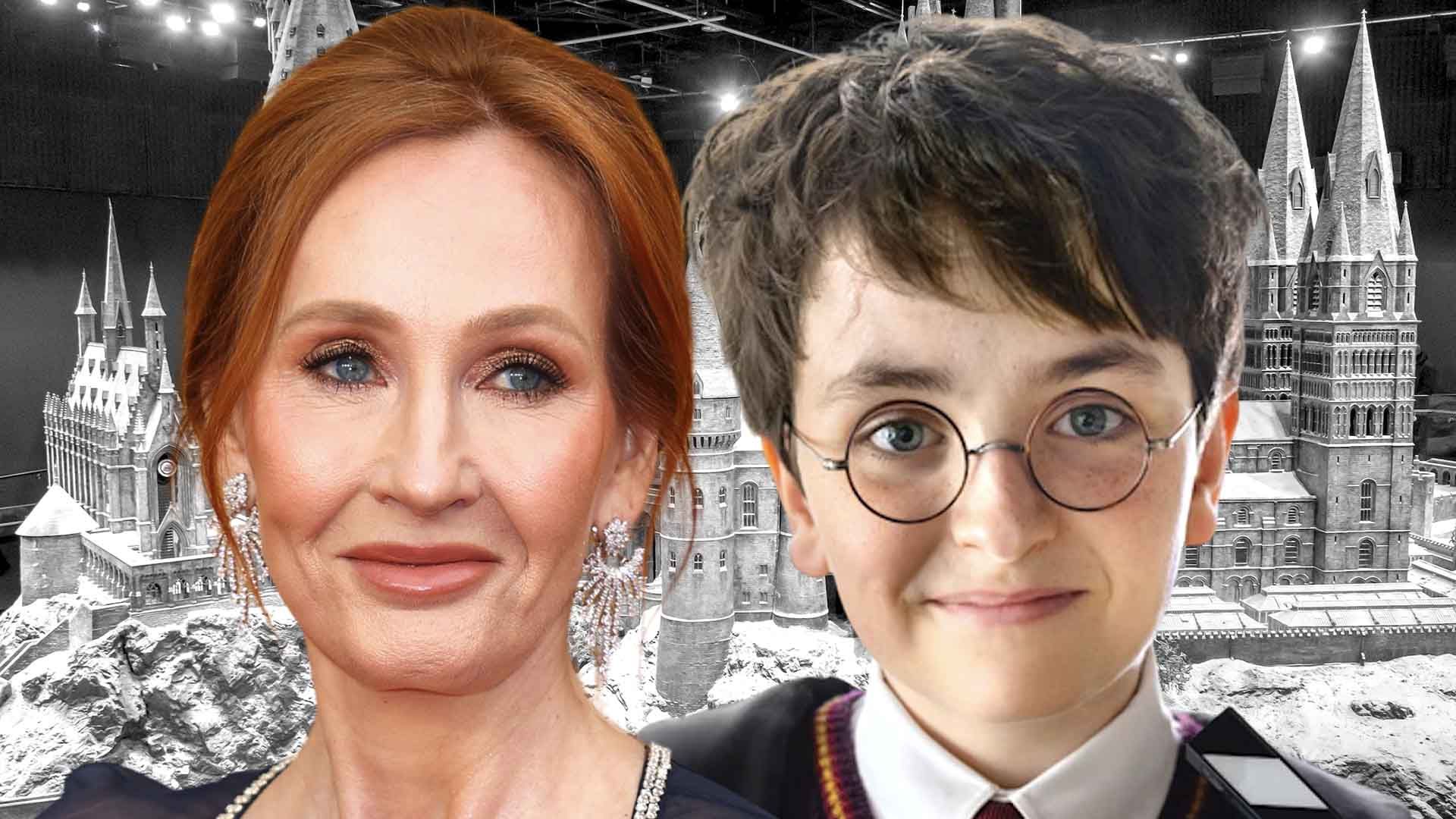 جی.کی. رولینگ از پشت صحنه سریال «هری پاتر» بازدید کرد